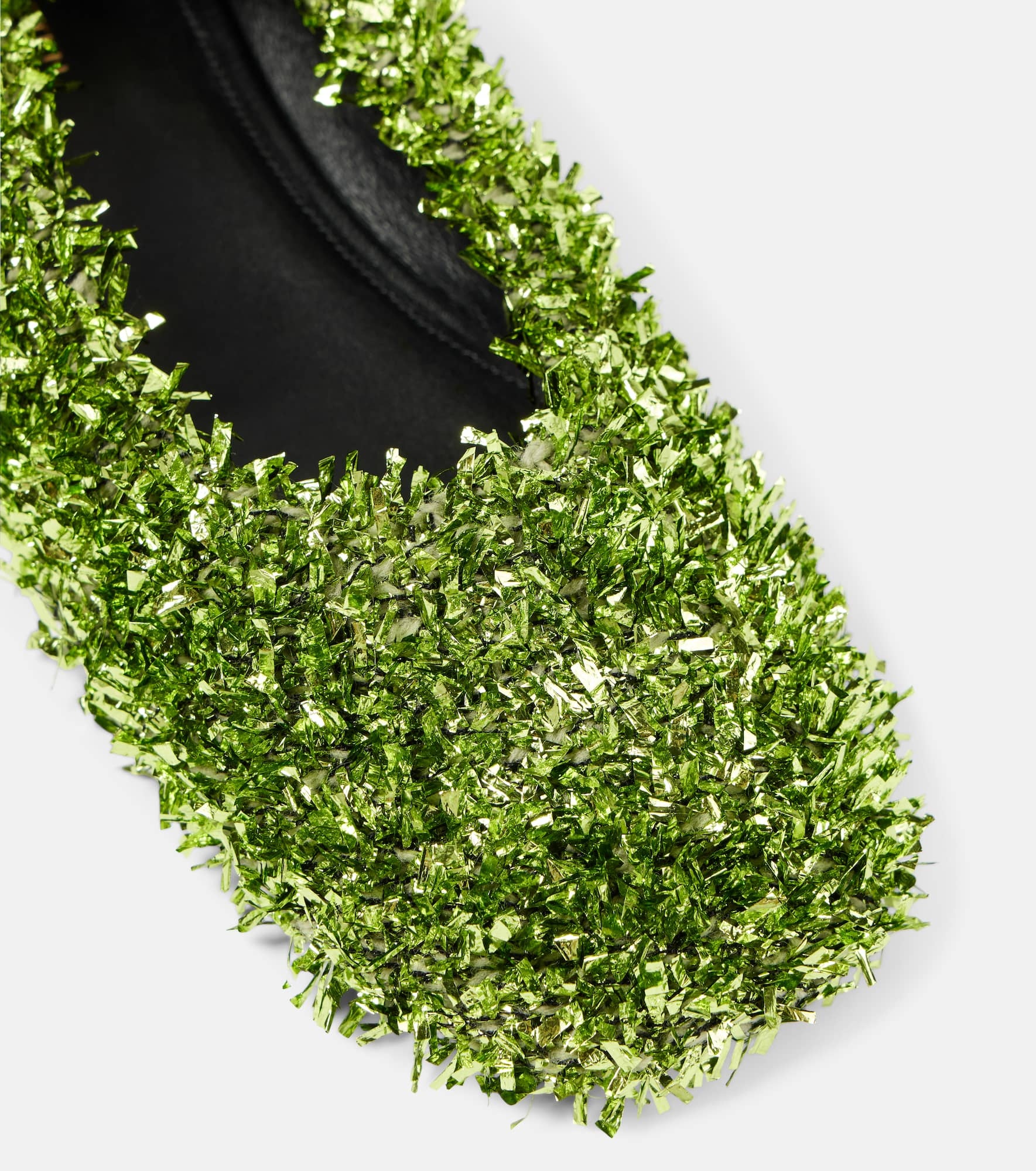 Glove glitter ballet flats - 5