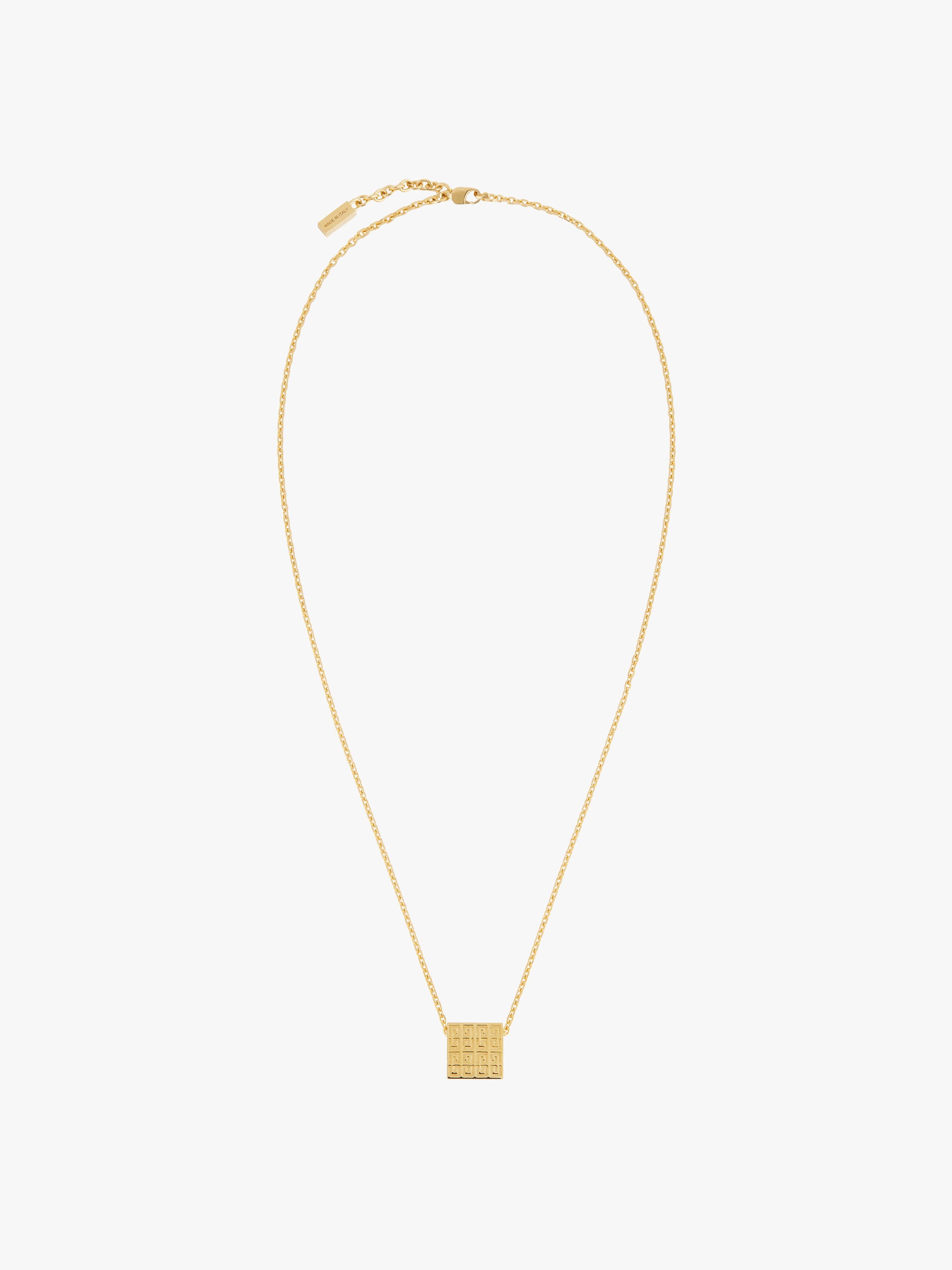 G SQUARE RING WITH CHAIN - 8
