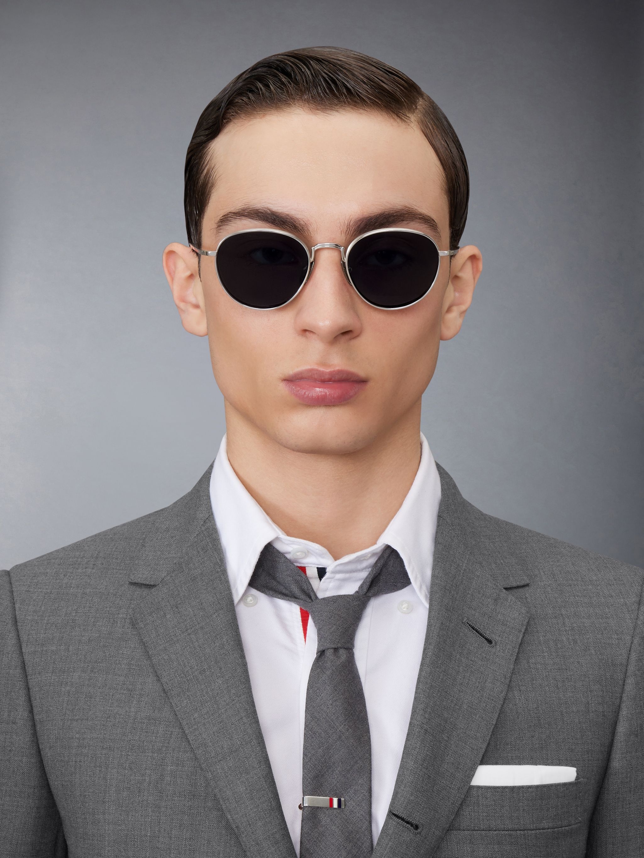 Titanium Round Sunglasses - 3