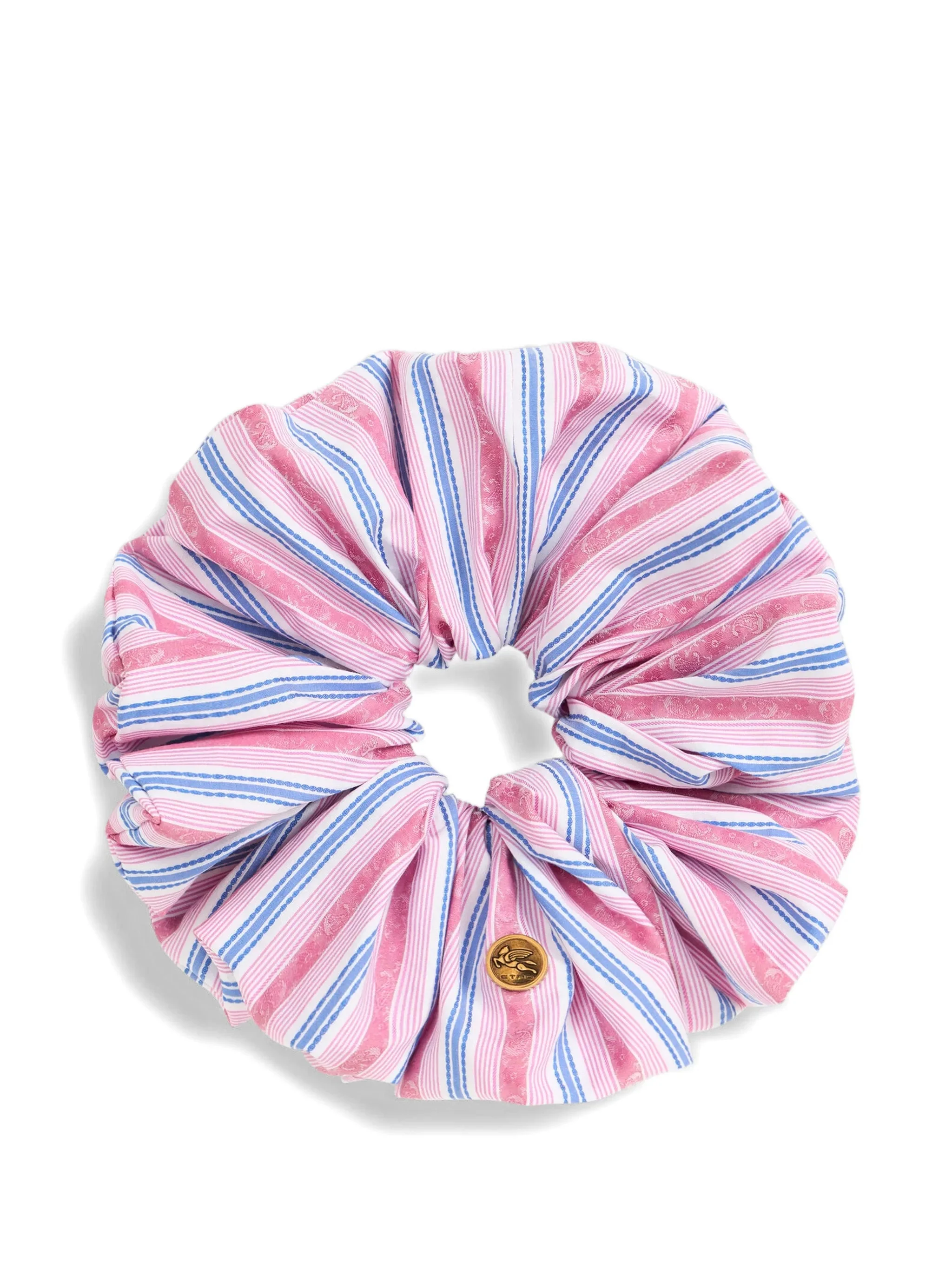 Etro Striped Jacquard Cotton Scrunchie - 1