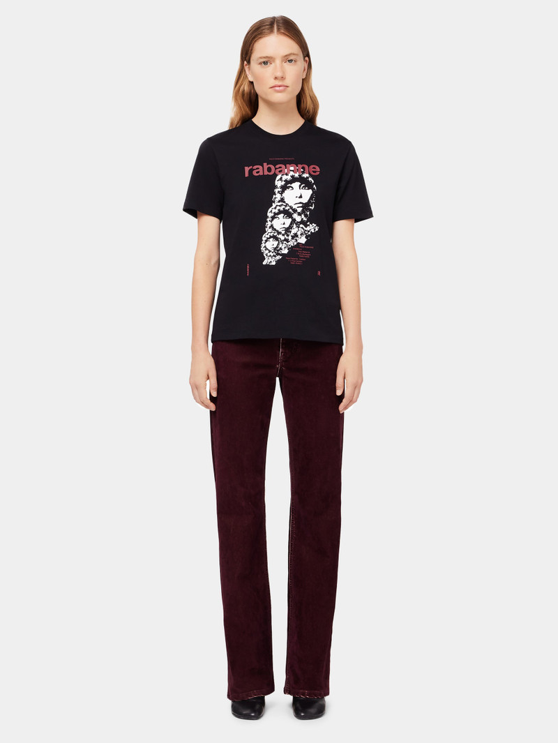 rabanne BLACK VISCONTI-INSPIRED T-SHIRT outlook