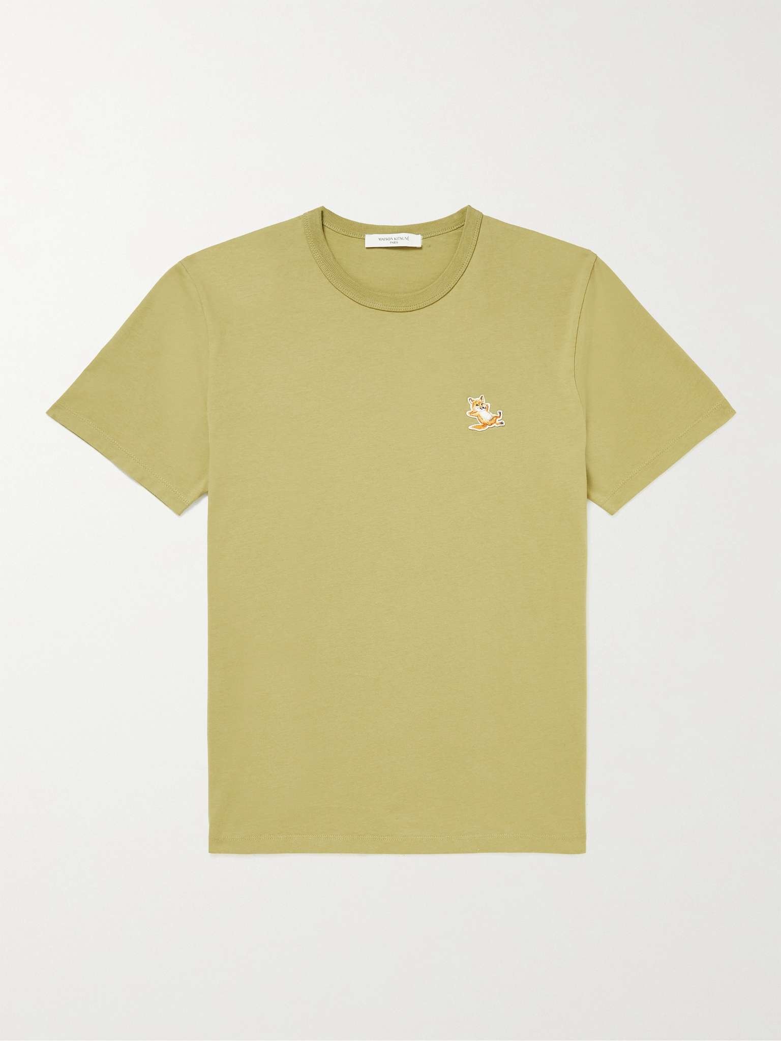 Logo-Appliquéd Cotton-Jersey T-Shirt - 1