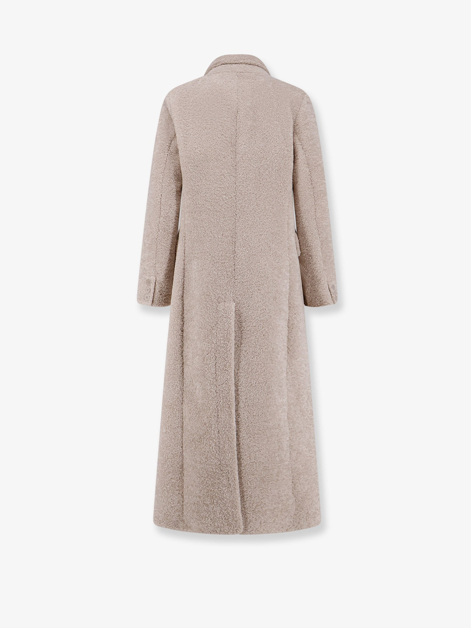 VALENTINI 1972 - Valentini 1972 Faux Sheepskin Double-Breasted Coat - 2