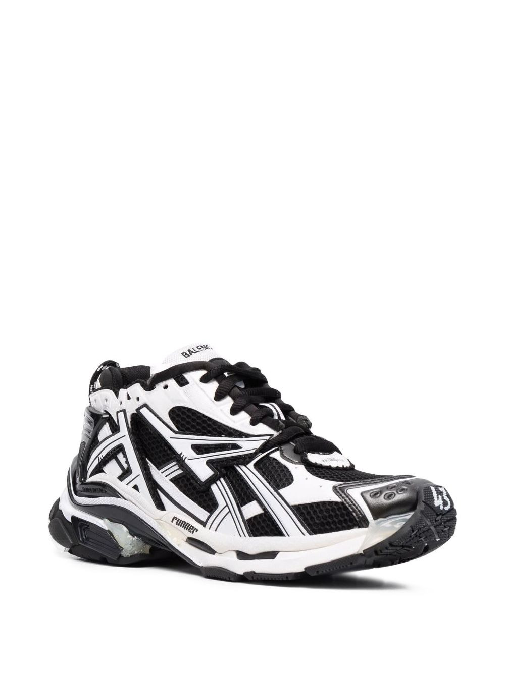 Runner two-tone sneakers - 2
