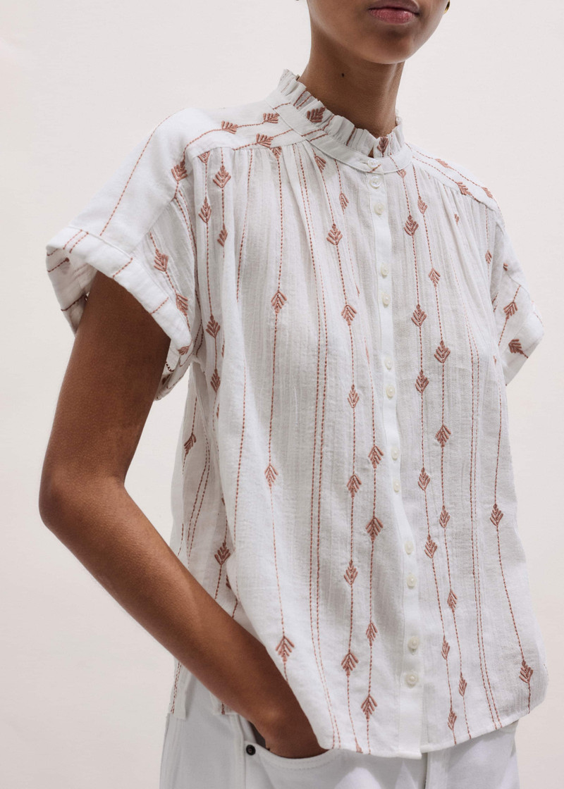 Turn-Up Cuff Blouse 5