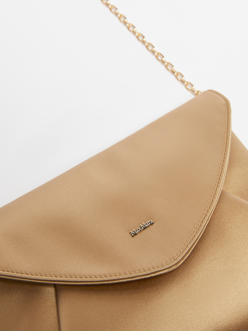 ENVELOPE Viscose and silk satin clutch bag 4