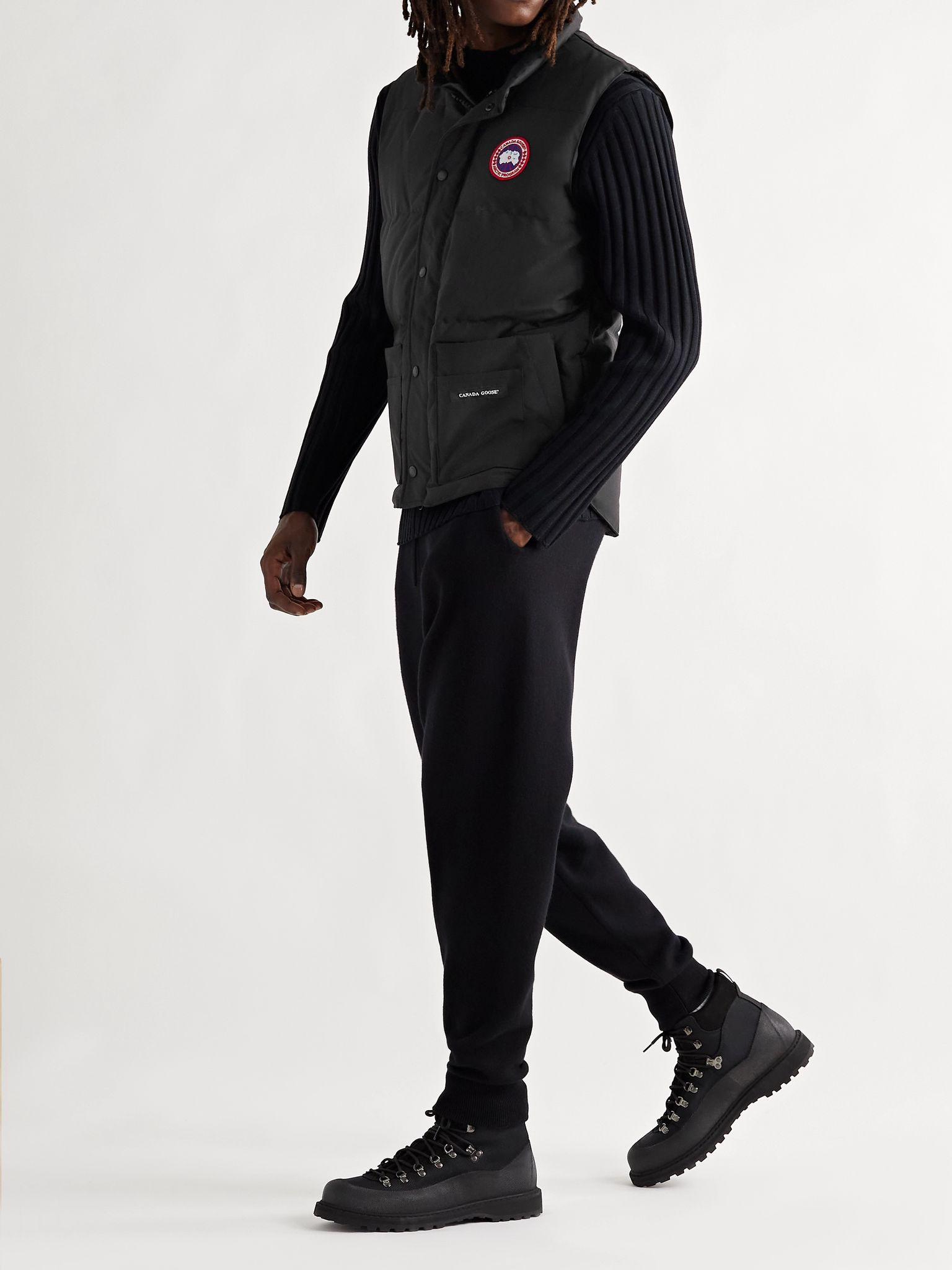 Slim-Fit Freestyle Crew Quilted Arctic Tech® Down Gilet Black - 2
