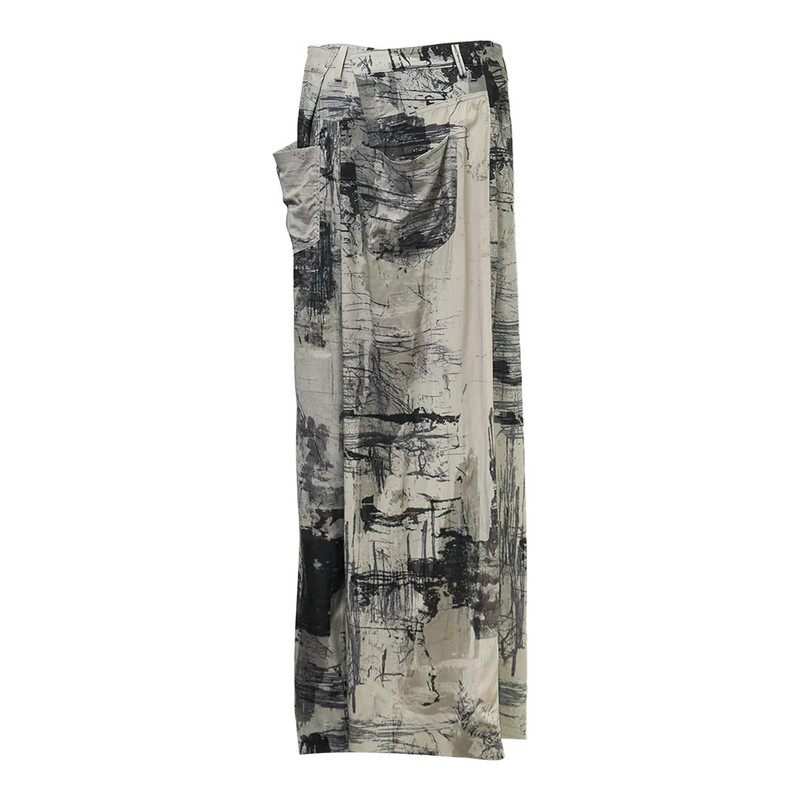 Yohji Yamamoto Asymmetry Baggy Pants outlook