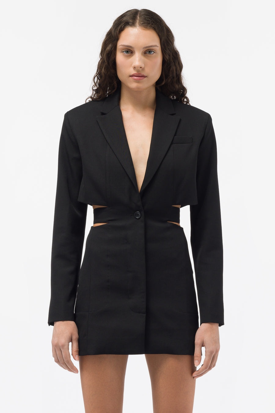 ★JACQUEMUS★ La Robe Bari One Piece Black 221DR0161333990 2 JACQUEMUS La Robe Bari in Black | notreshop | REVERSIBLE