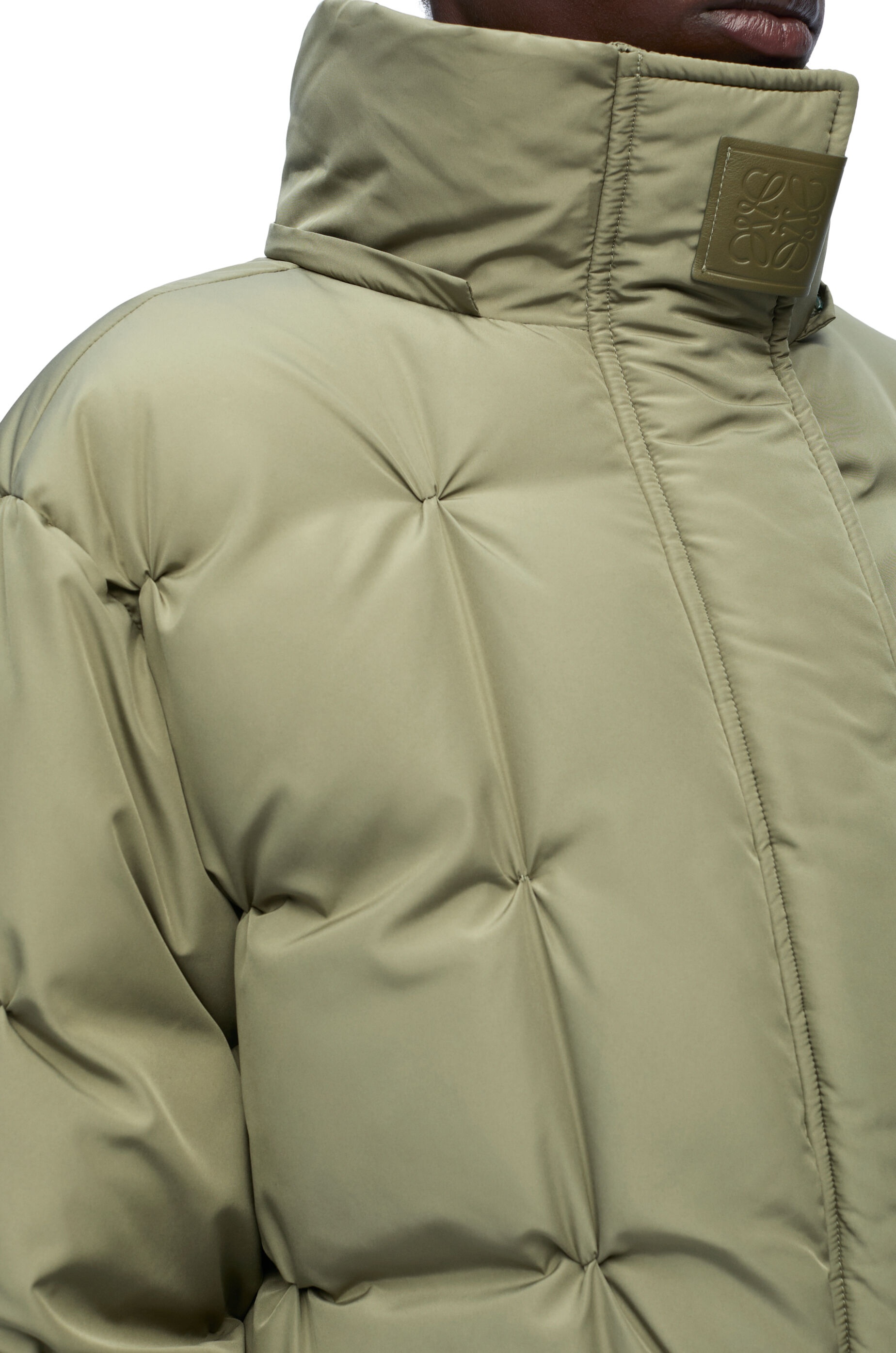 Puffer coat in nylon - 5