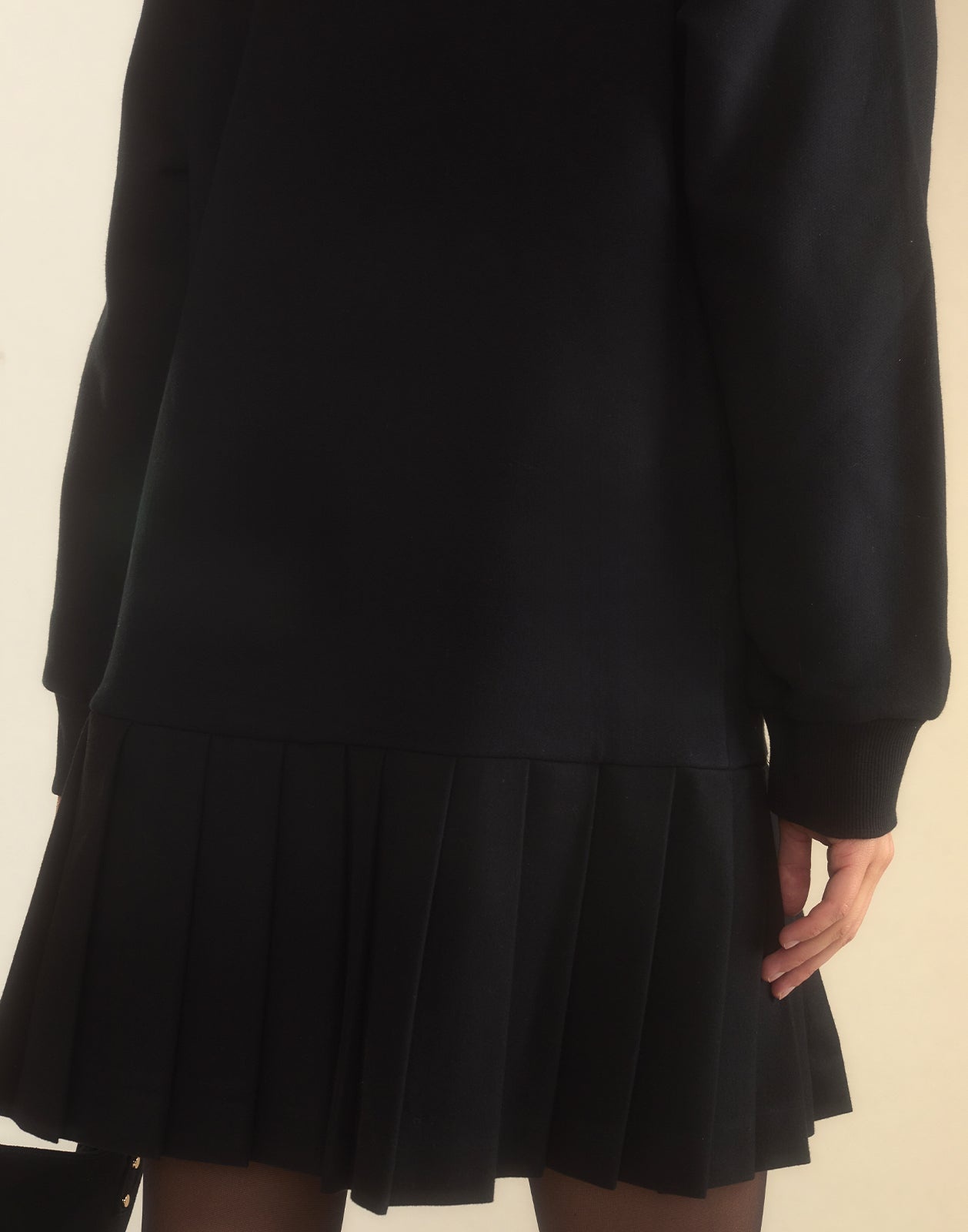 Preston Pleated Sweatshirt Dress - 8