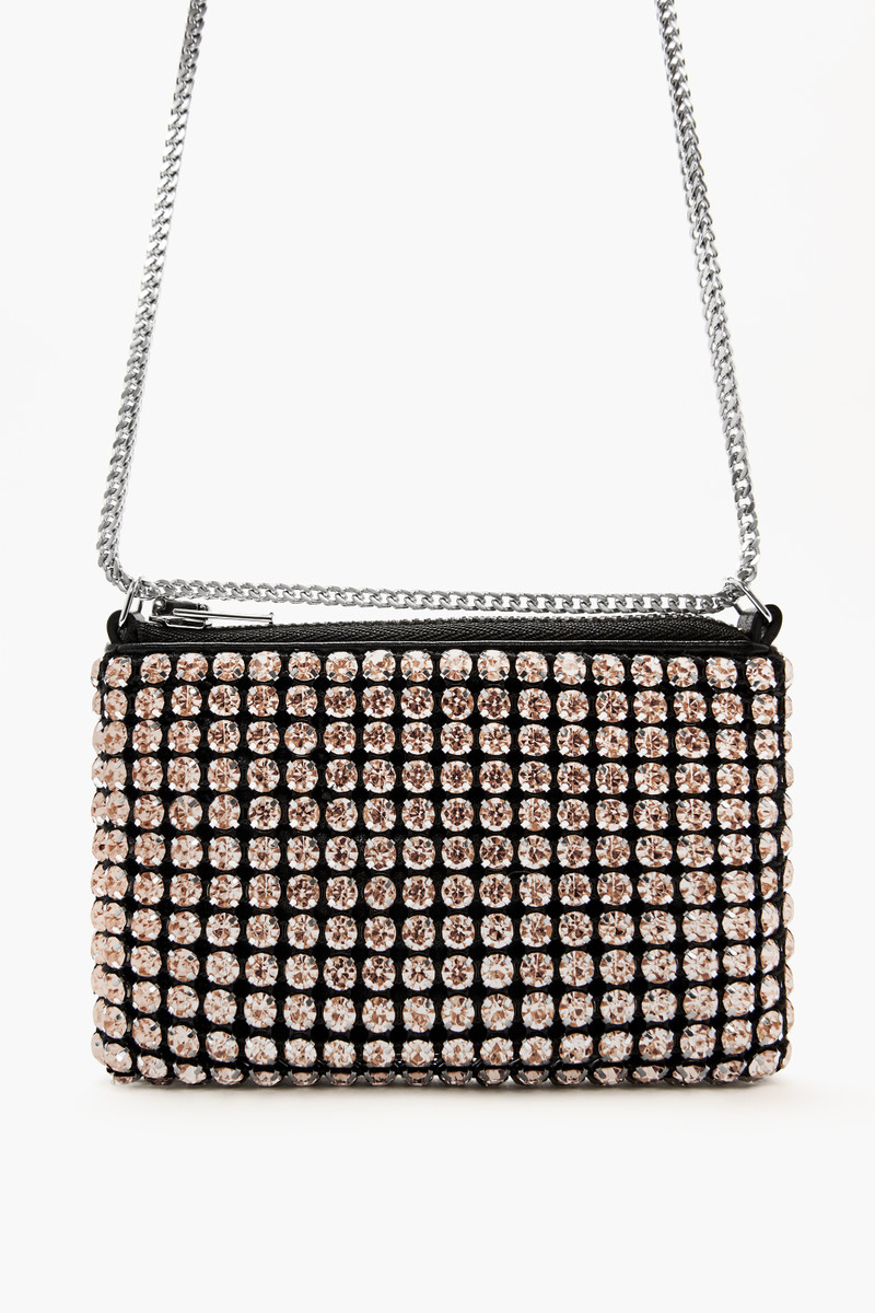 Alexander Wang HEIRESS RHINESTONE NANO POUCH outlook