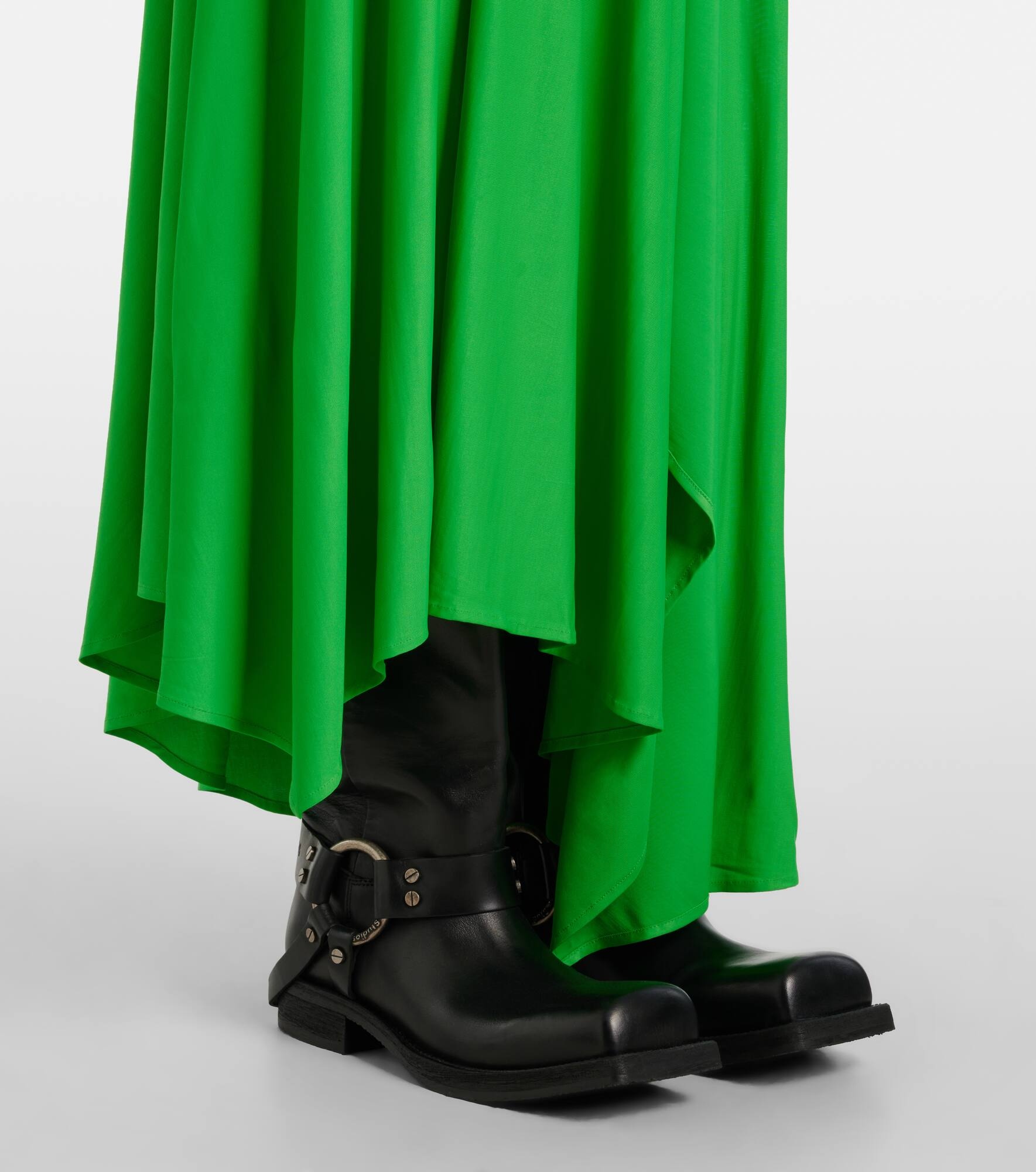 Else gathered asymmetric midi dress - 5