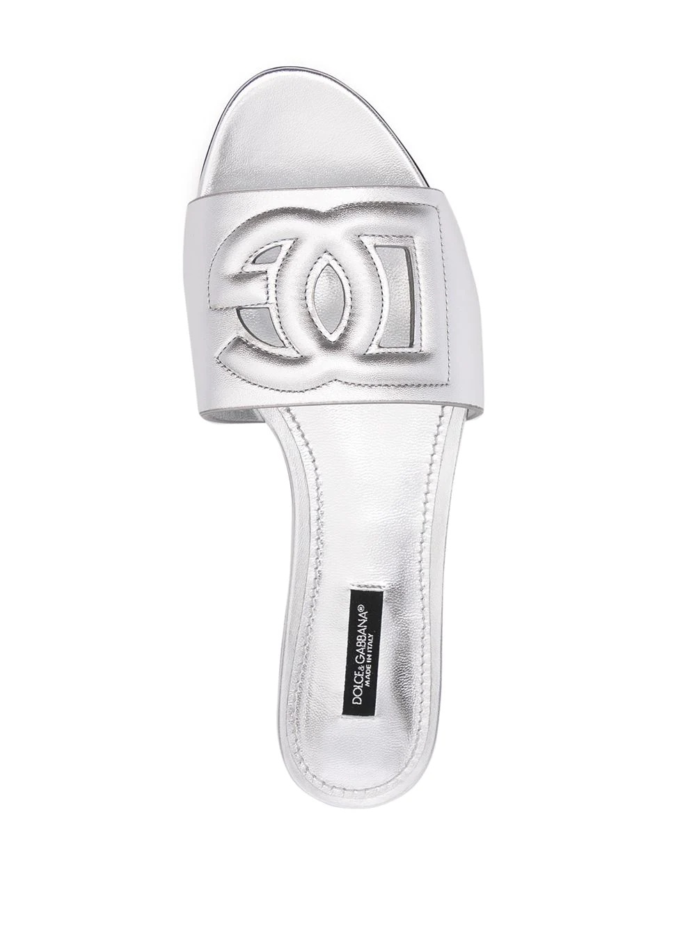cut-out DG flat sandals - 4