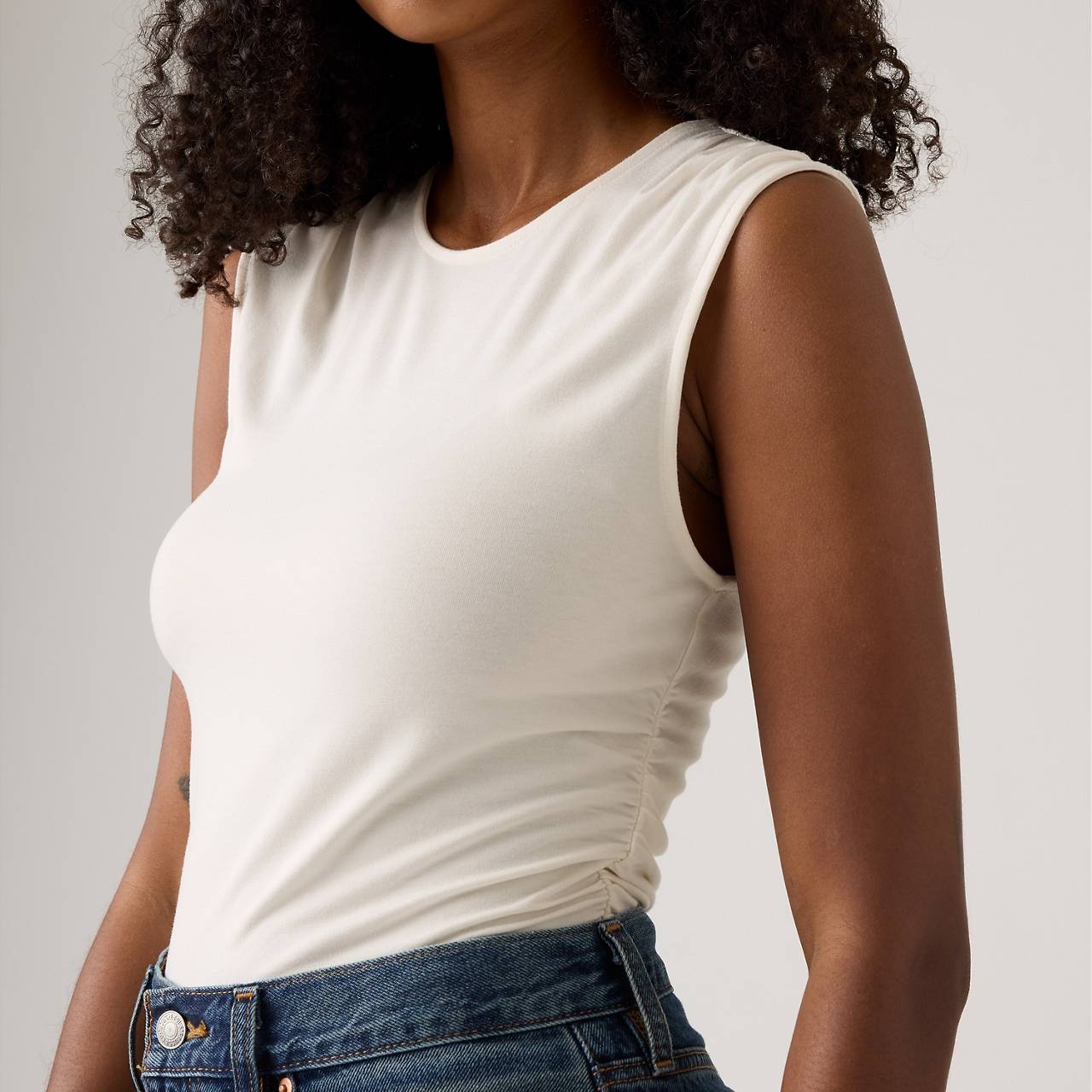 CRYSTAL RUCHED TOP - 4