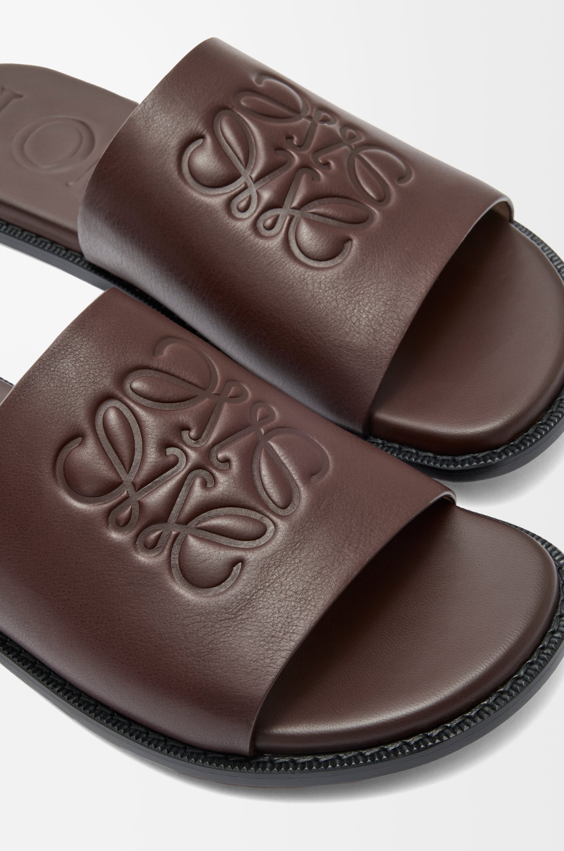 Flex Anagram slide in soft calfskin - 5