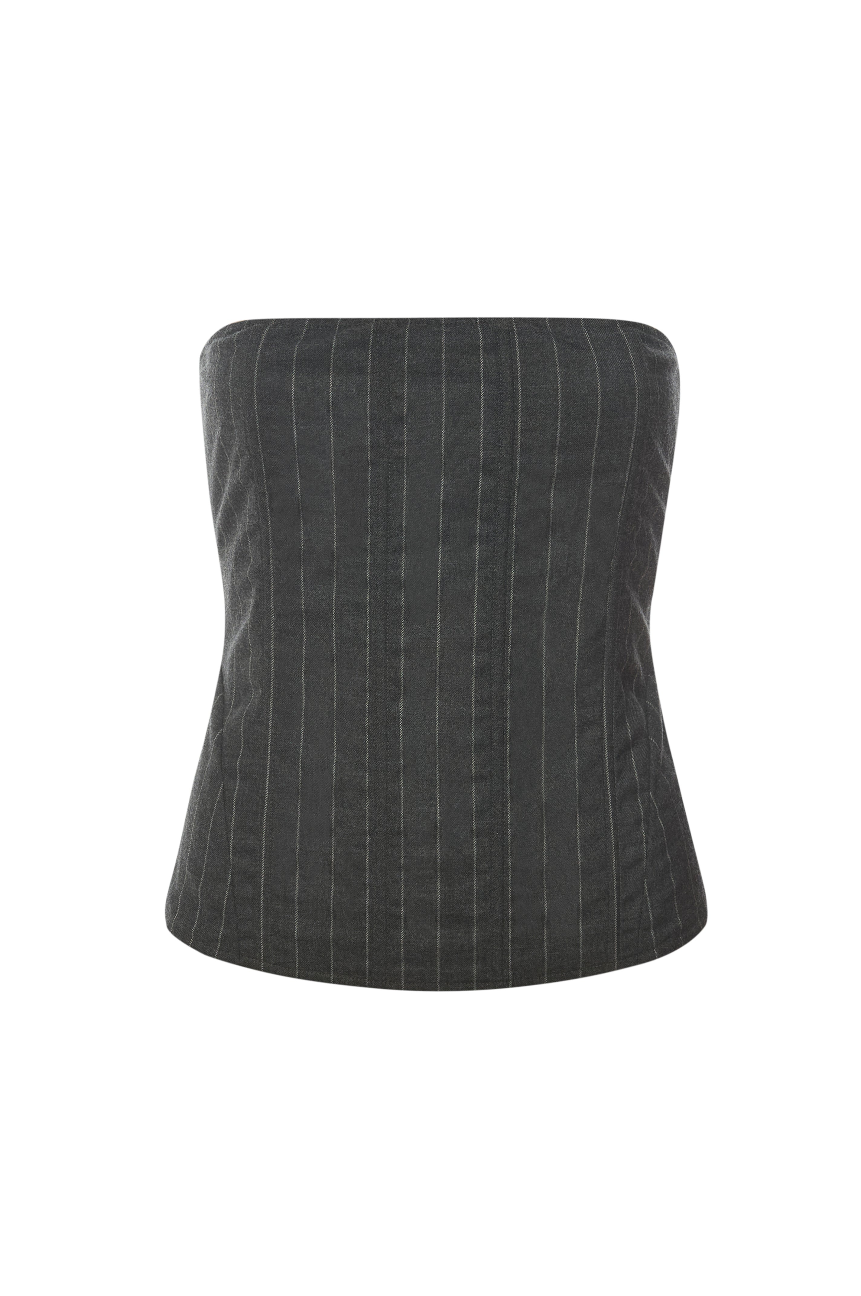 LIBRA CORSET - PINSTRIPE WOOL - 1