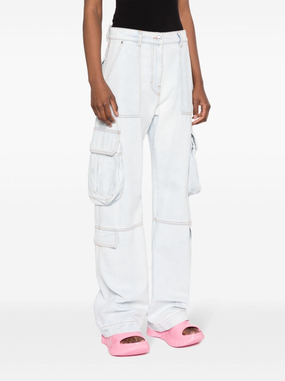 mid-rise straight-leg jeans - 3