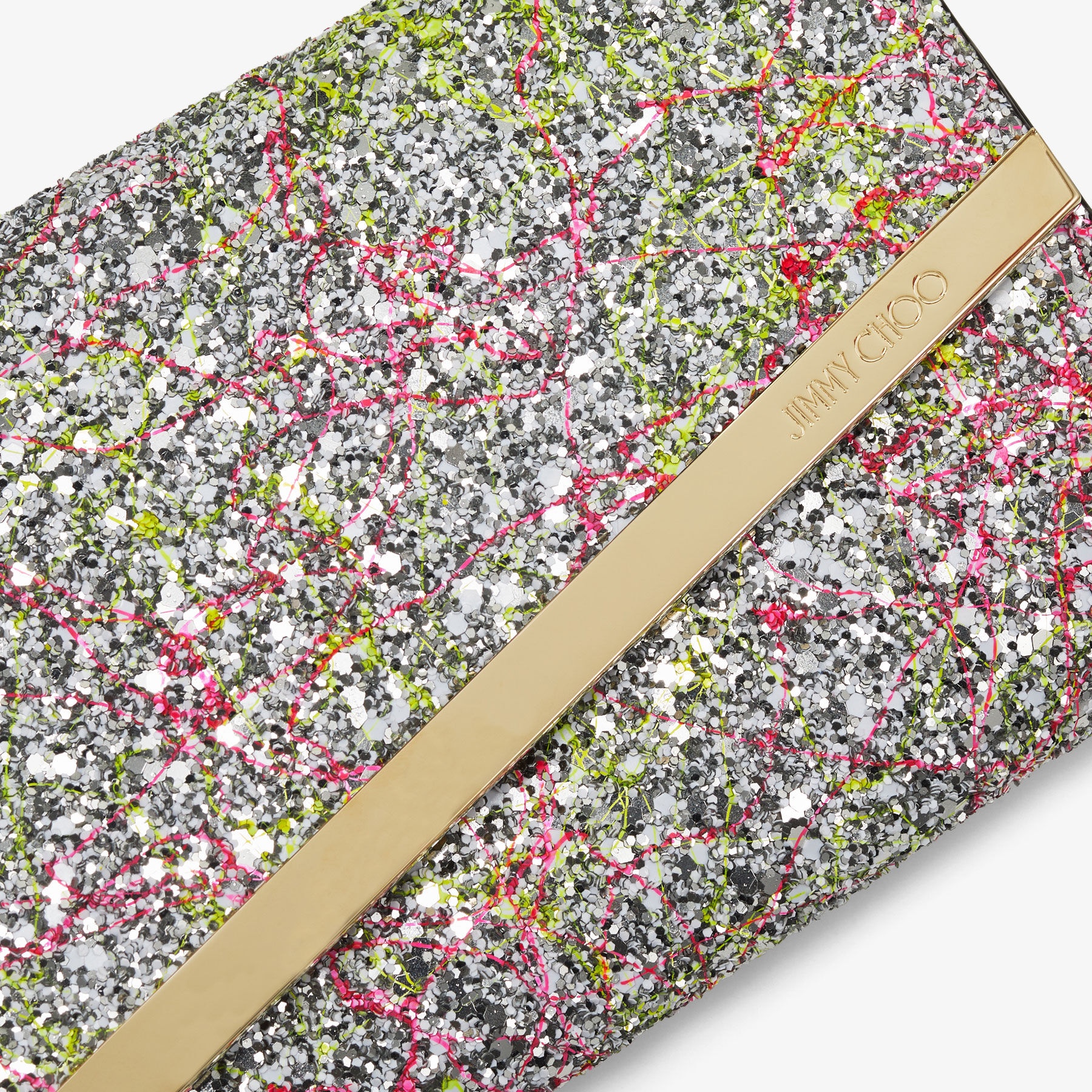 Emmie
Coarse Glitter Fabric Clutch Bag - 7