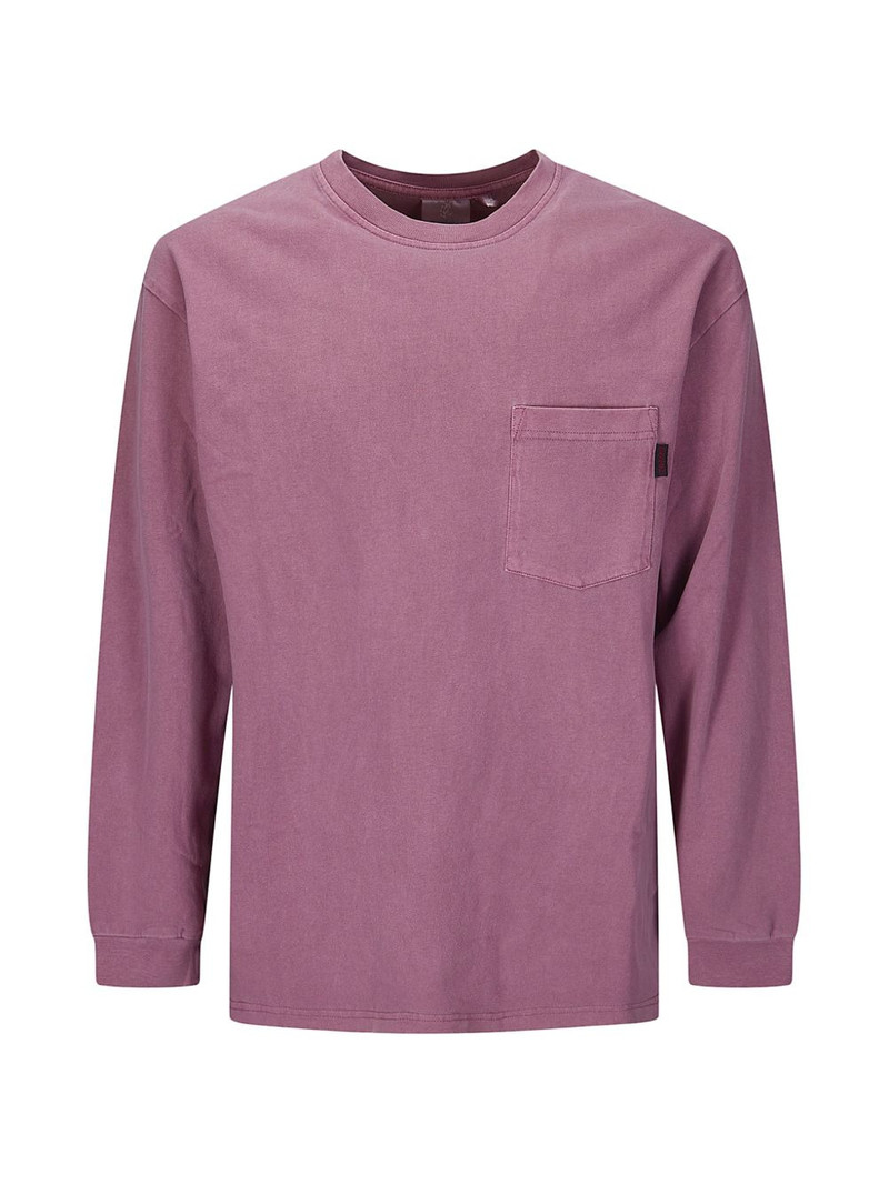 patch-pocket long-sleeved T-shirt 1