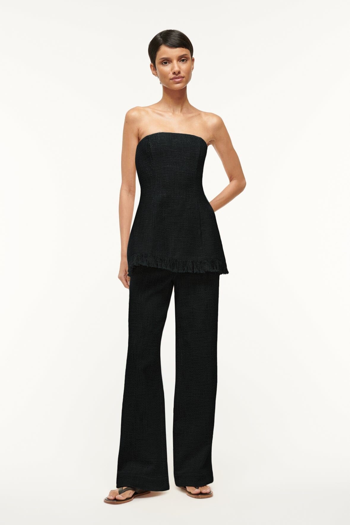 STAUD SILVIA TOP BLACK - 2