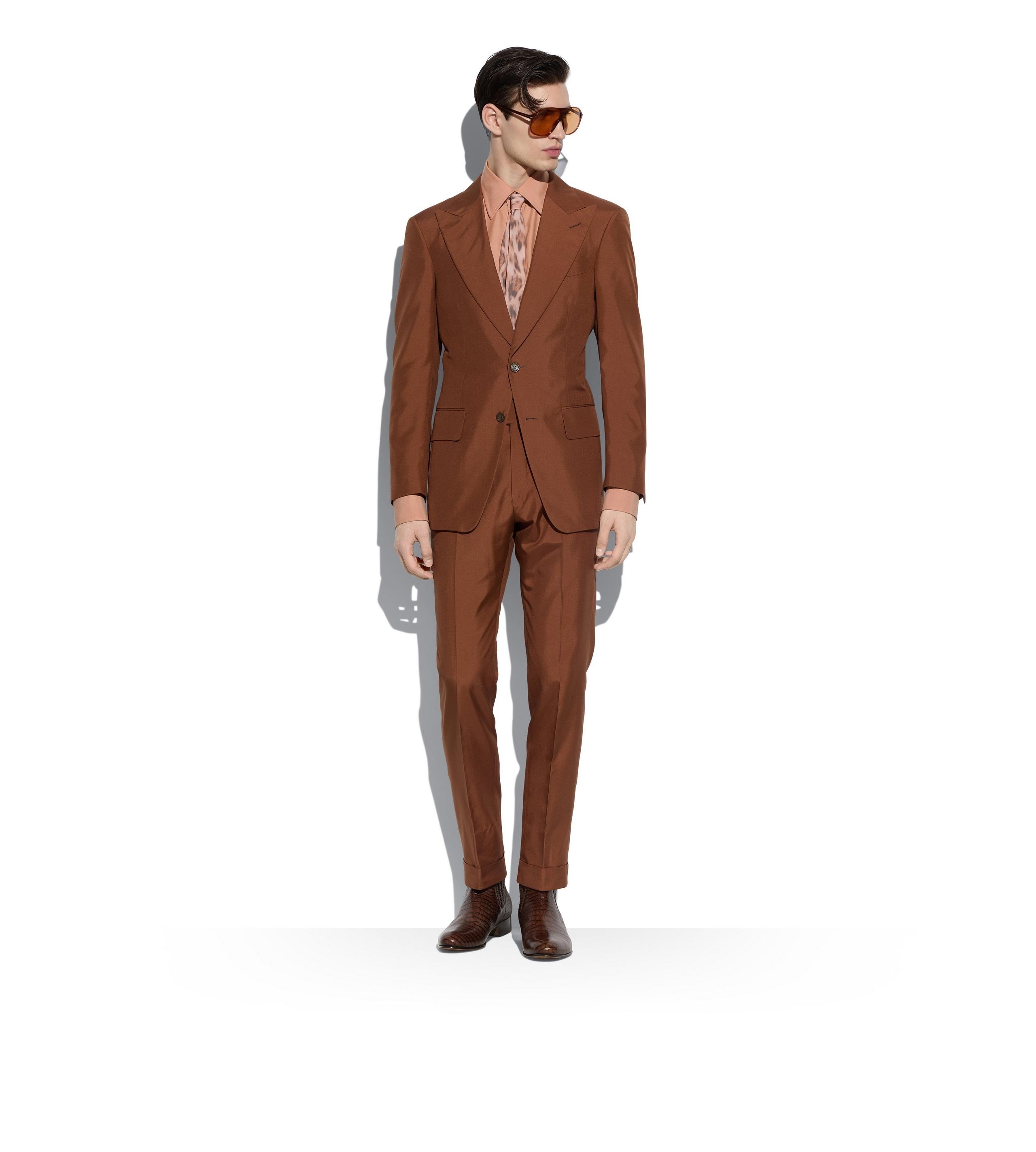 CHEETAH CREPE DE CHINE TIE - 4