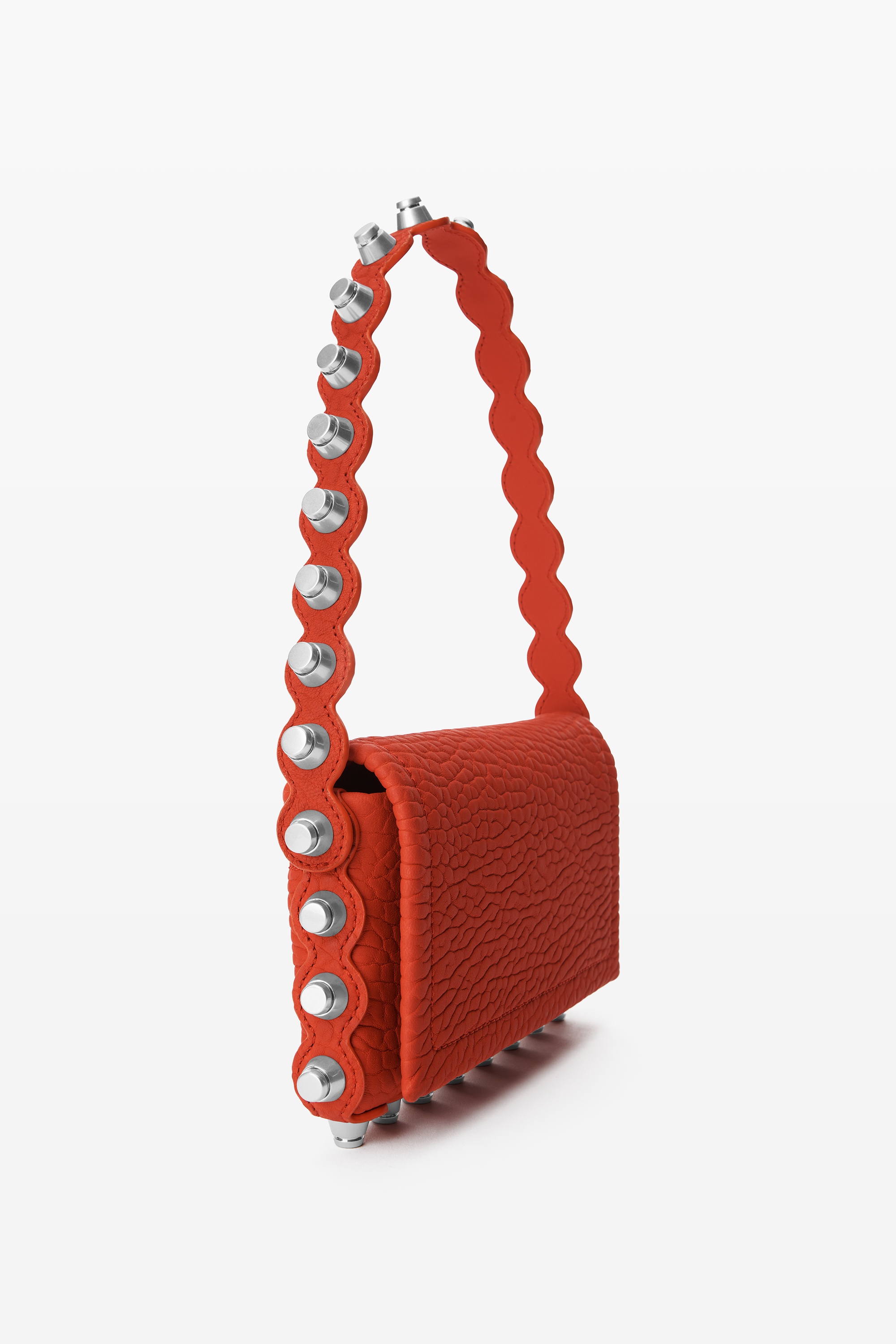 Roz Wallet in Leather with Crossbody Strap - 3