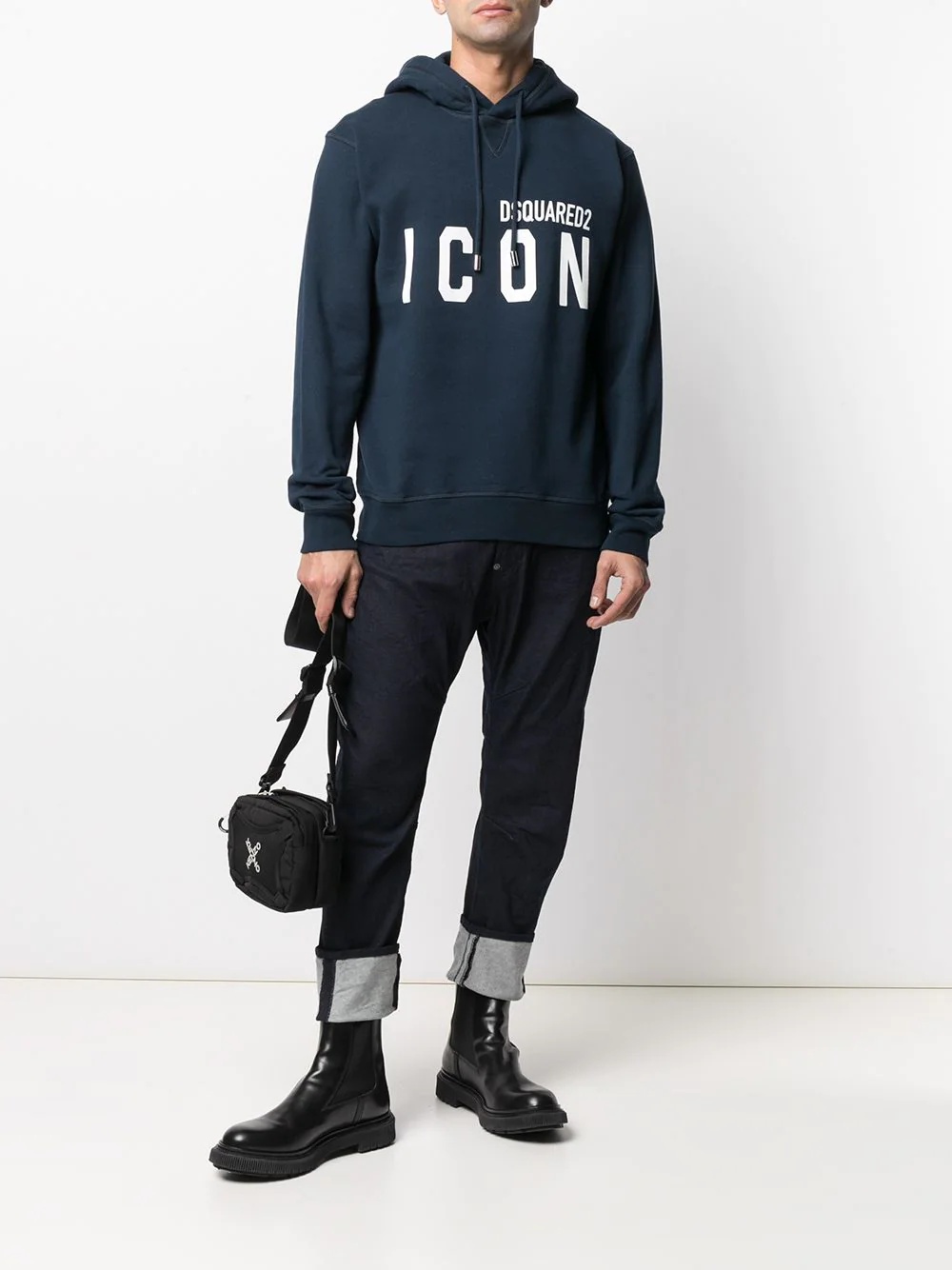 ICON print hoodie - 2