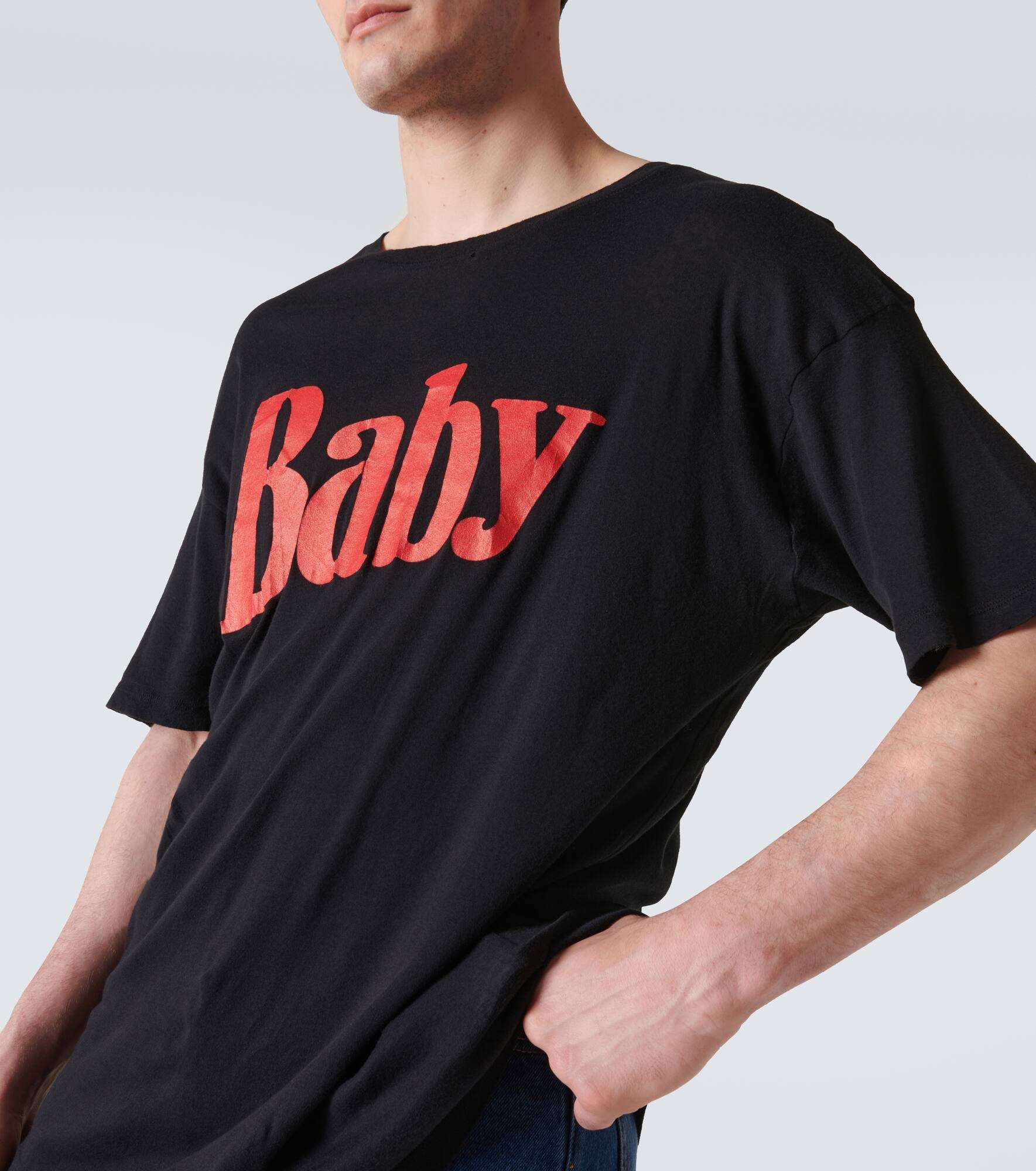 Printed cotton jersey T-shirt - 5