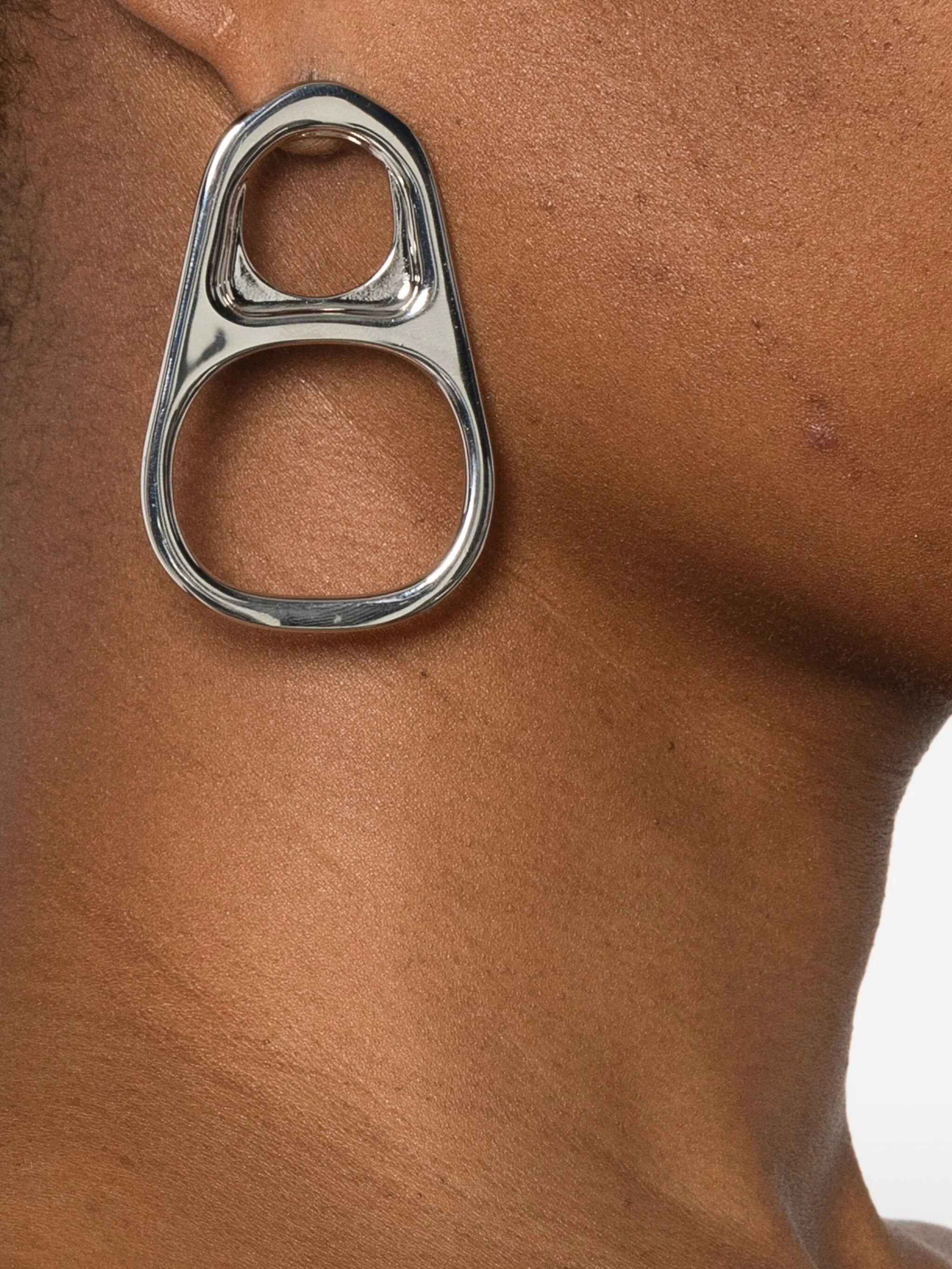 Jean Paul Gaultier Tab Motif Earrings - 3