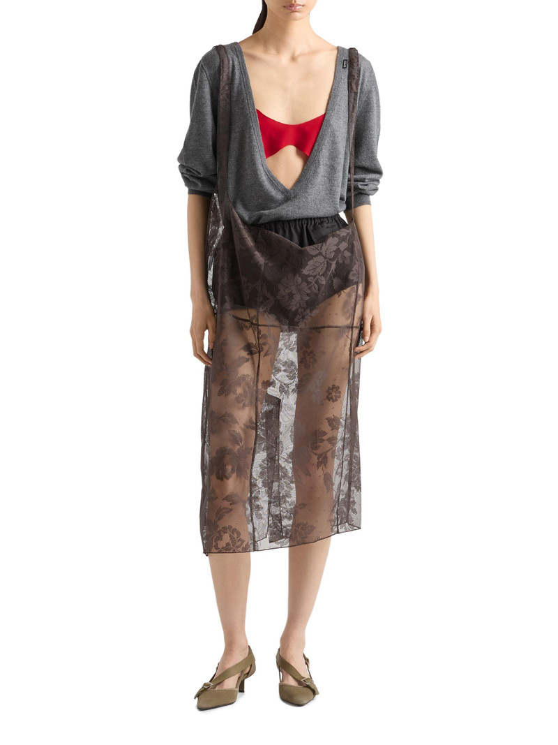 Women's Crepe De Chine Top - Red 5