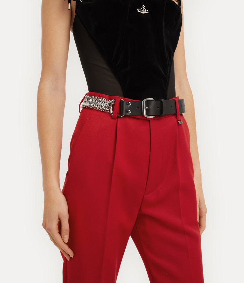 Vivienne Westwood CHAIN LEATHER BELT outlook