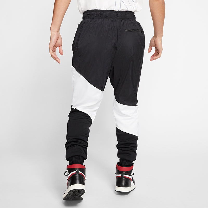 Air Jordan Wings Diamond Woven Sports Colorblock Sports Long Pants Black CI7922-010 - 4