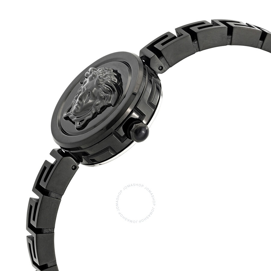 Versace Medusa Secret Quartz Black Dial Ladies Watch VEZ500321 - 4