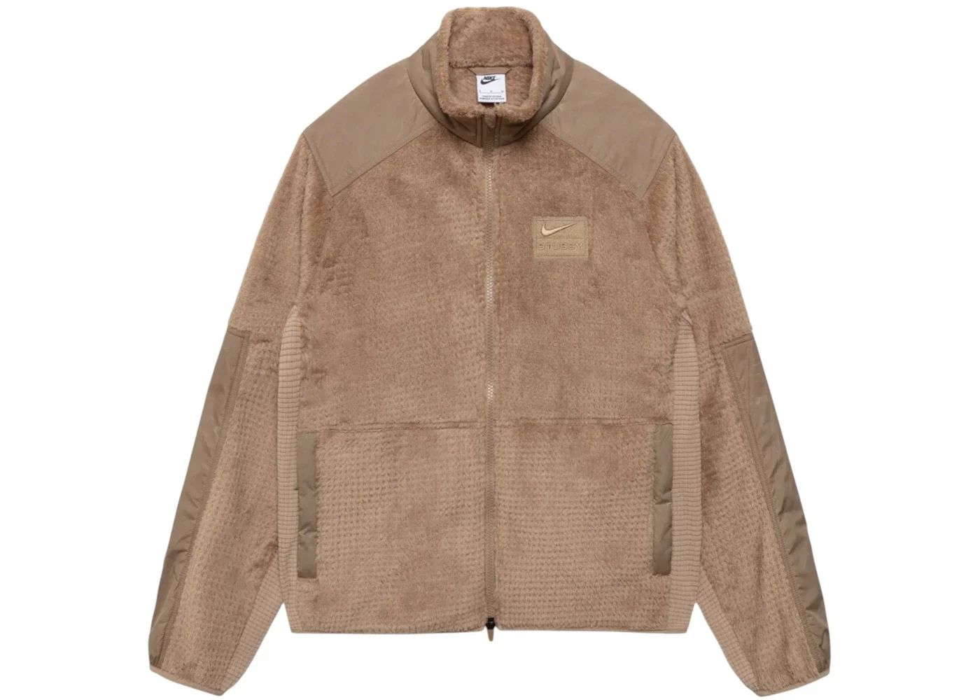 Stussy x Nike Full Zip Fleece Pine Nut - 1