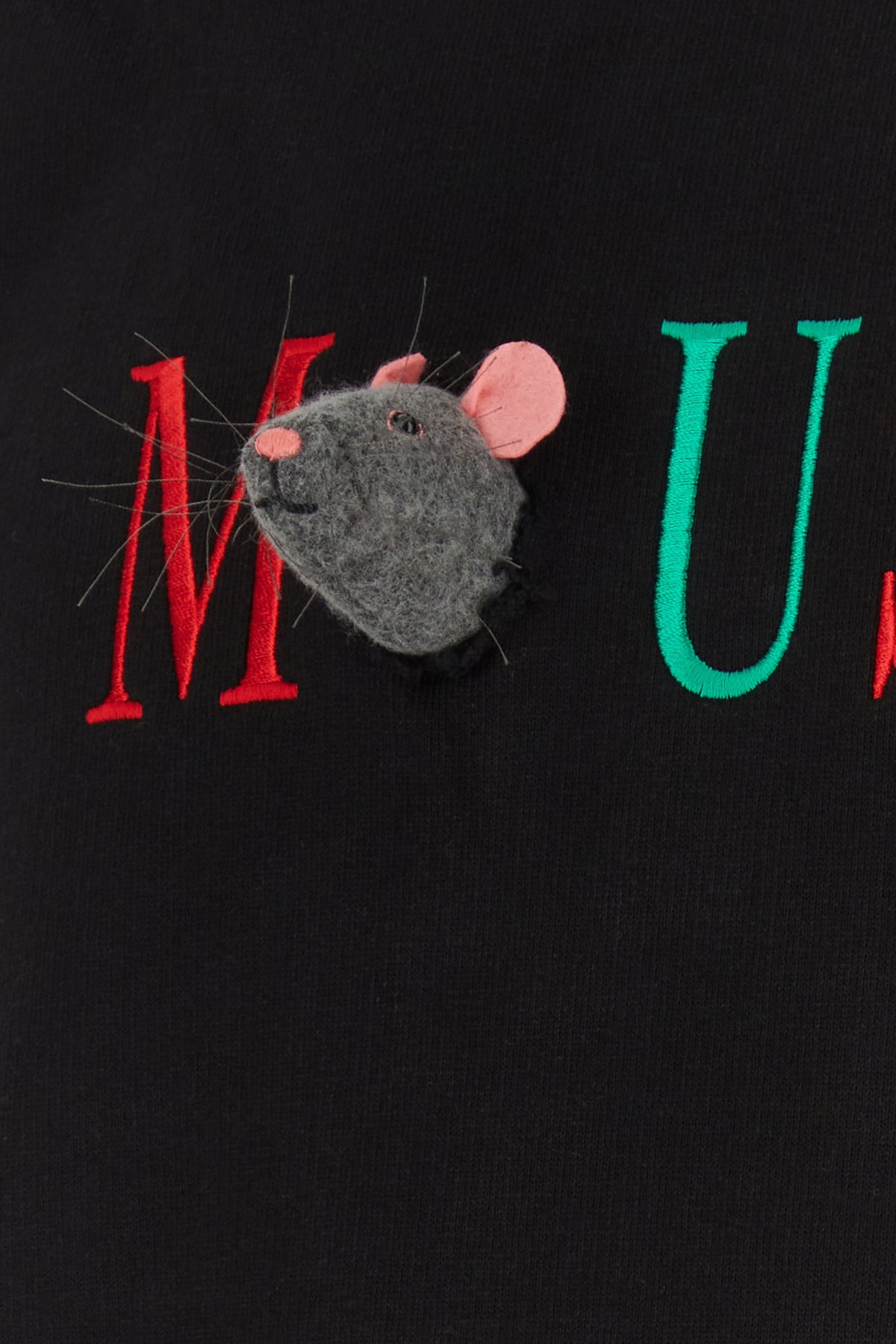 Black cotton sweatshirt - 3