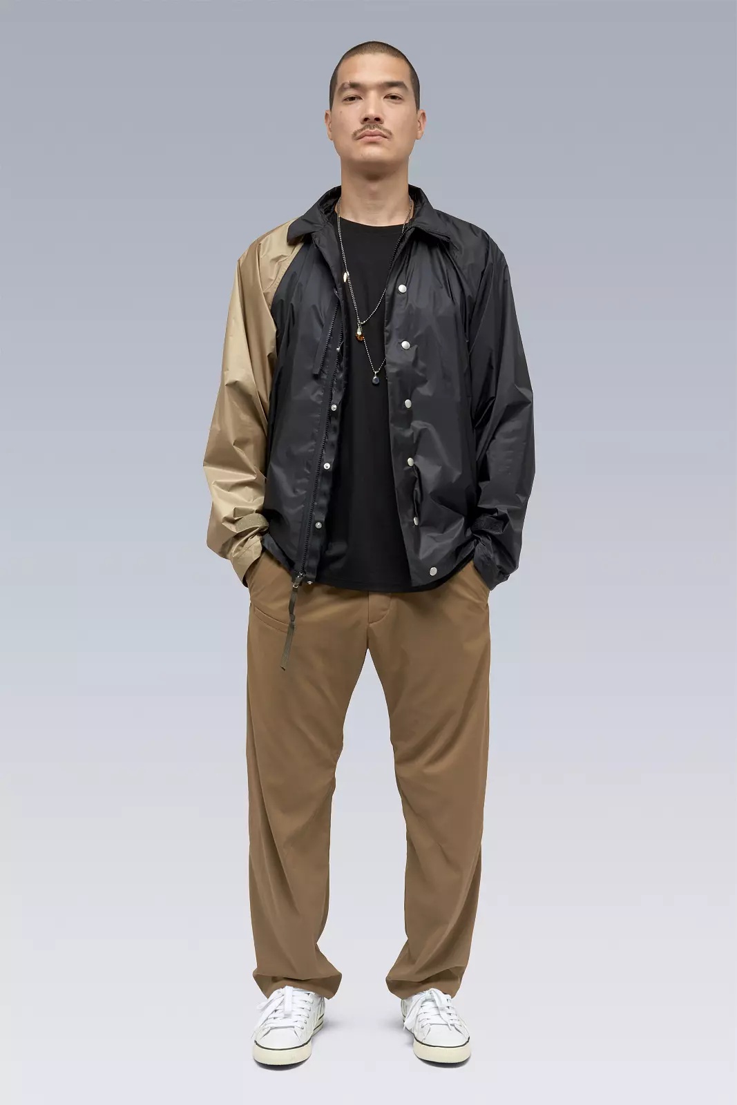 J95-WS 2L Gore-Tex Infinium™ Windstopper® Jacket Black/Khaki - 9