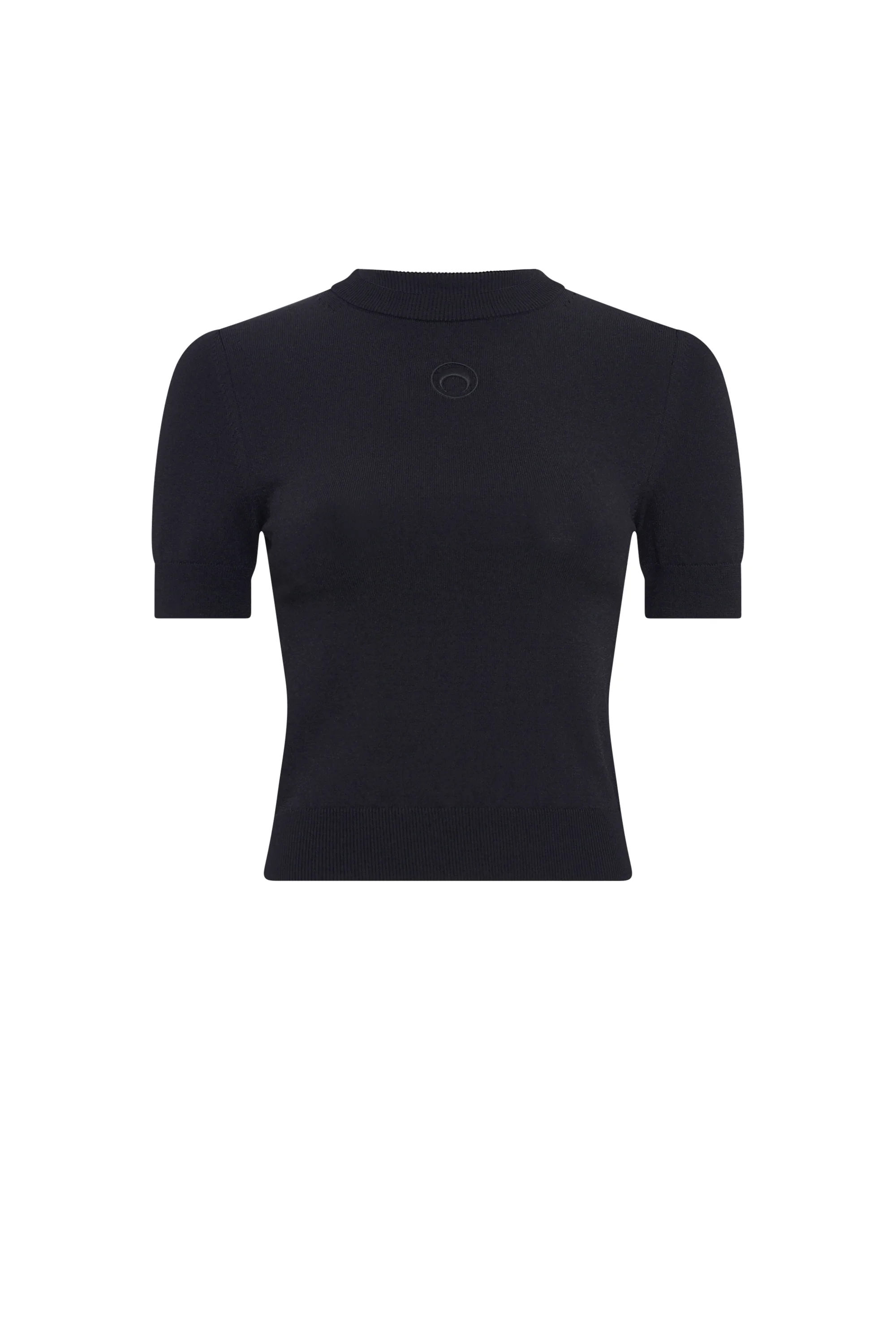 Moon Logo Knit SS Crewneck Sweater - 1