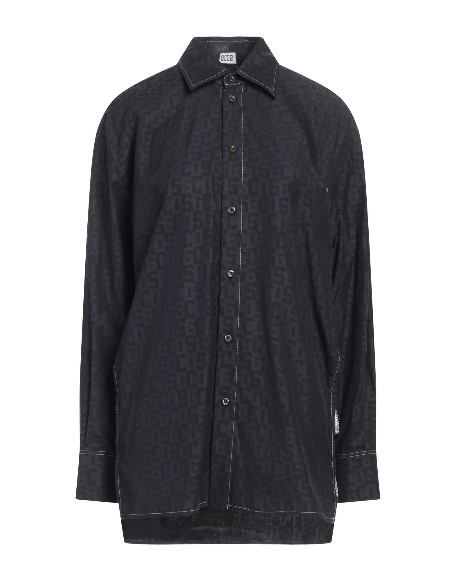Black Women's Patterned Shirts & Blouses - 1