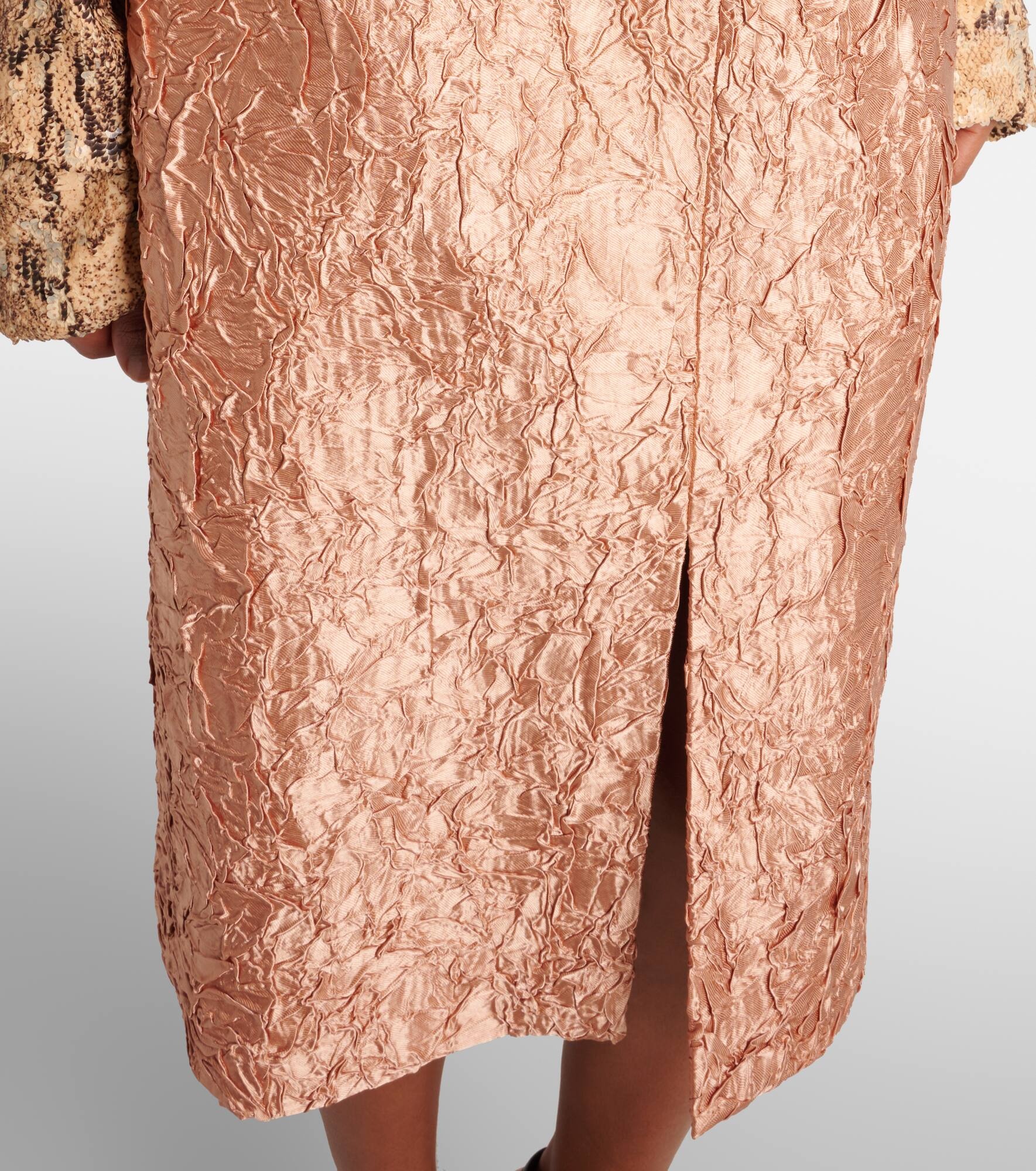 Lamé midi skirt - 5