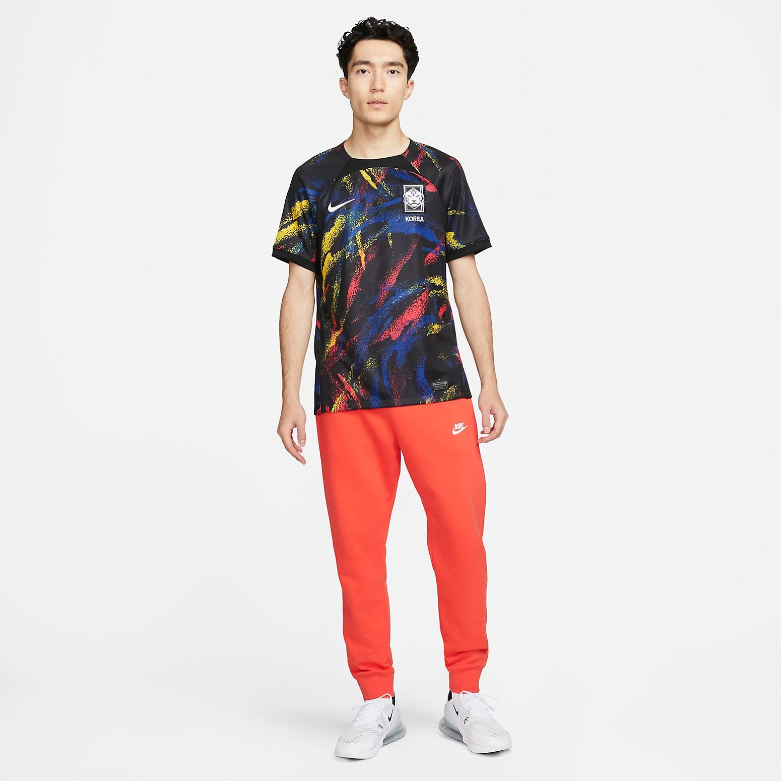 Nike Korea 2022/23 Stadium Home Dri-FIT Soccer Jersey 'Black Multicolor' DX9288-010 - 5