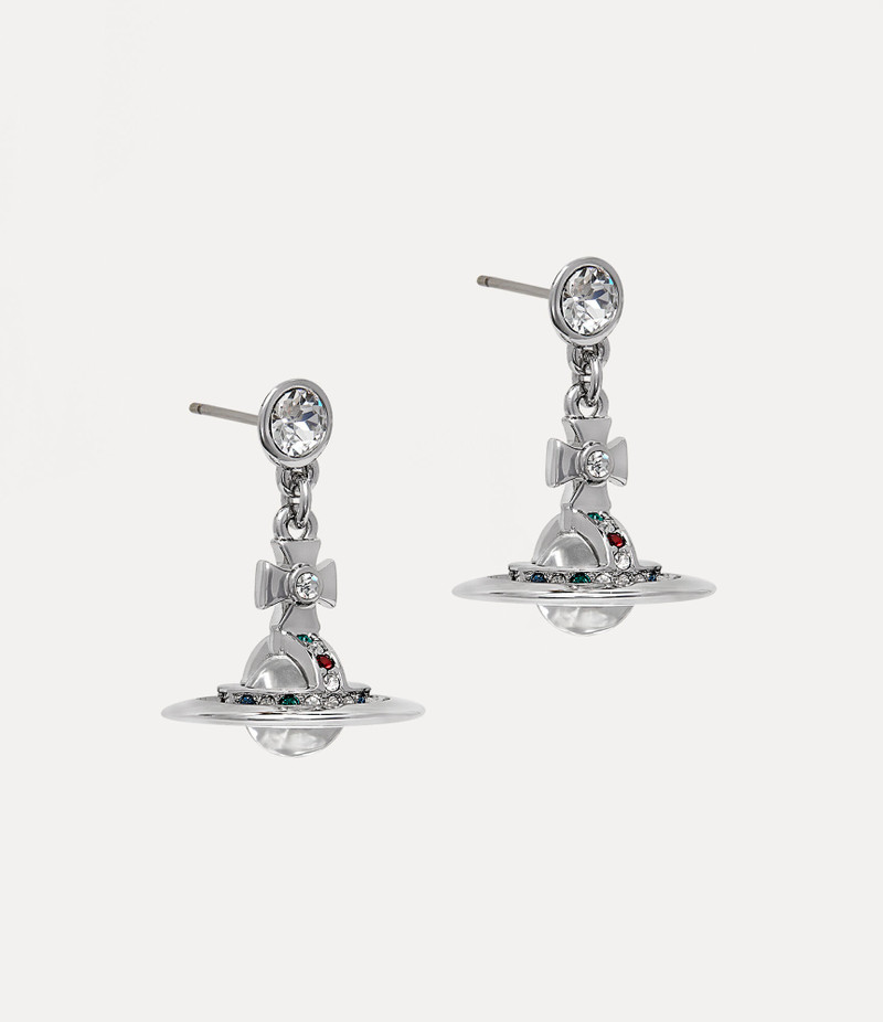 Vivienne Westwood NEW PETITE ORB EARRINGS outlook