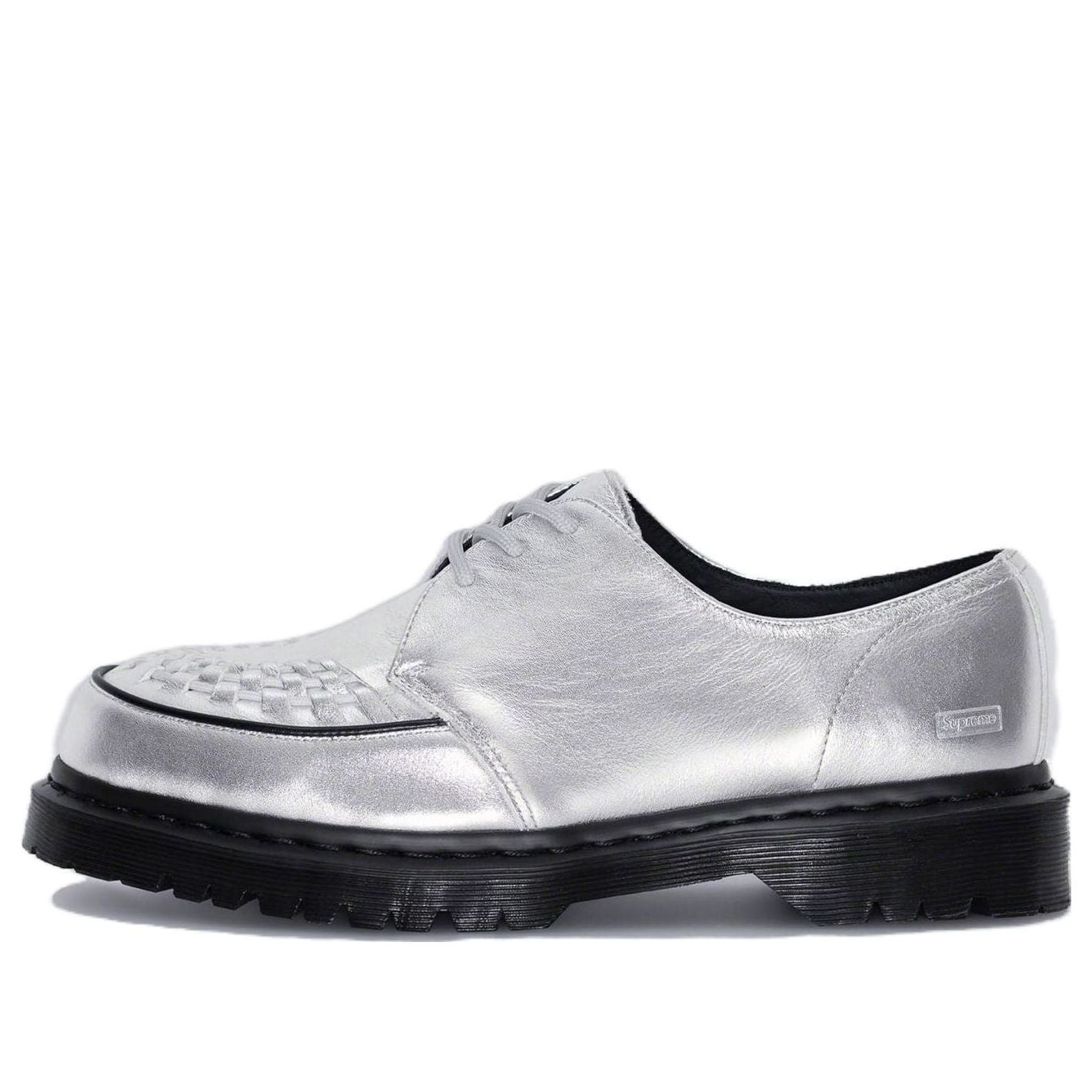 Dr. Martens Ramsey Supreme Nappa Leather Creepers 'Silver' 31773040 - 1