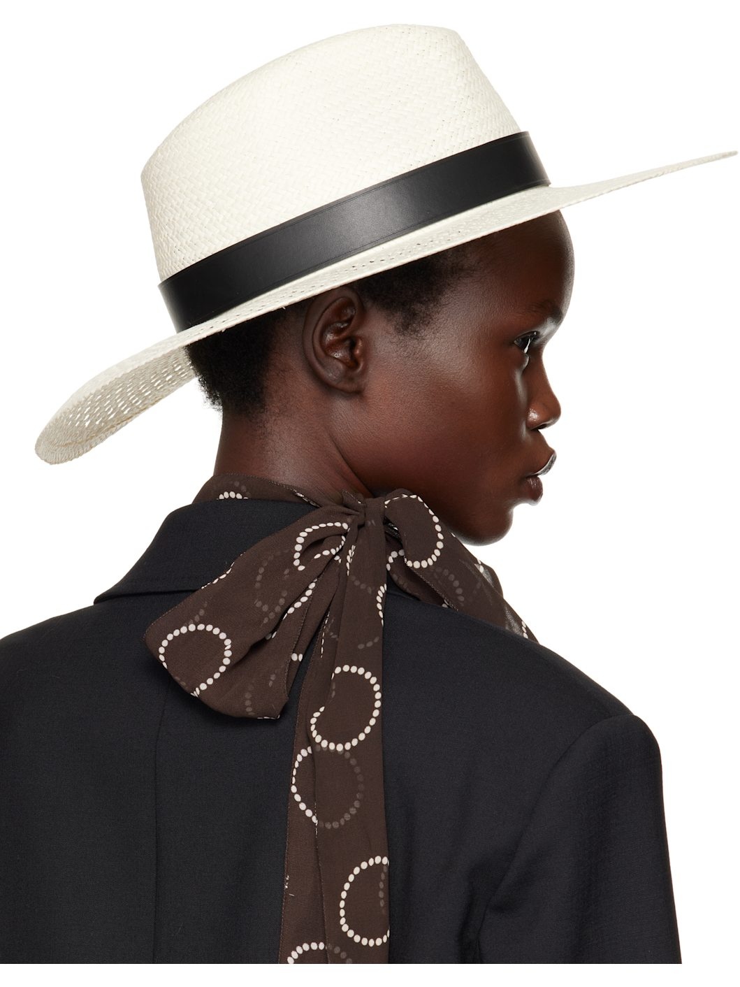 White Sidney Panama Hat - 3
