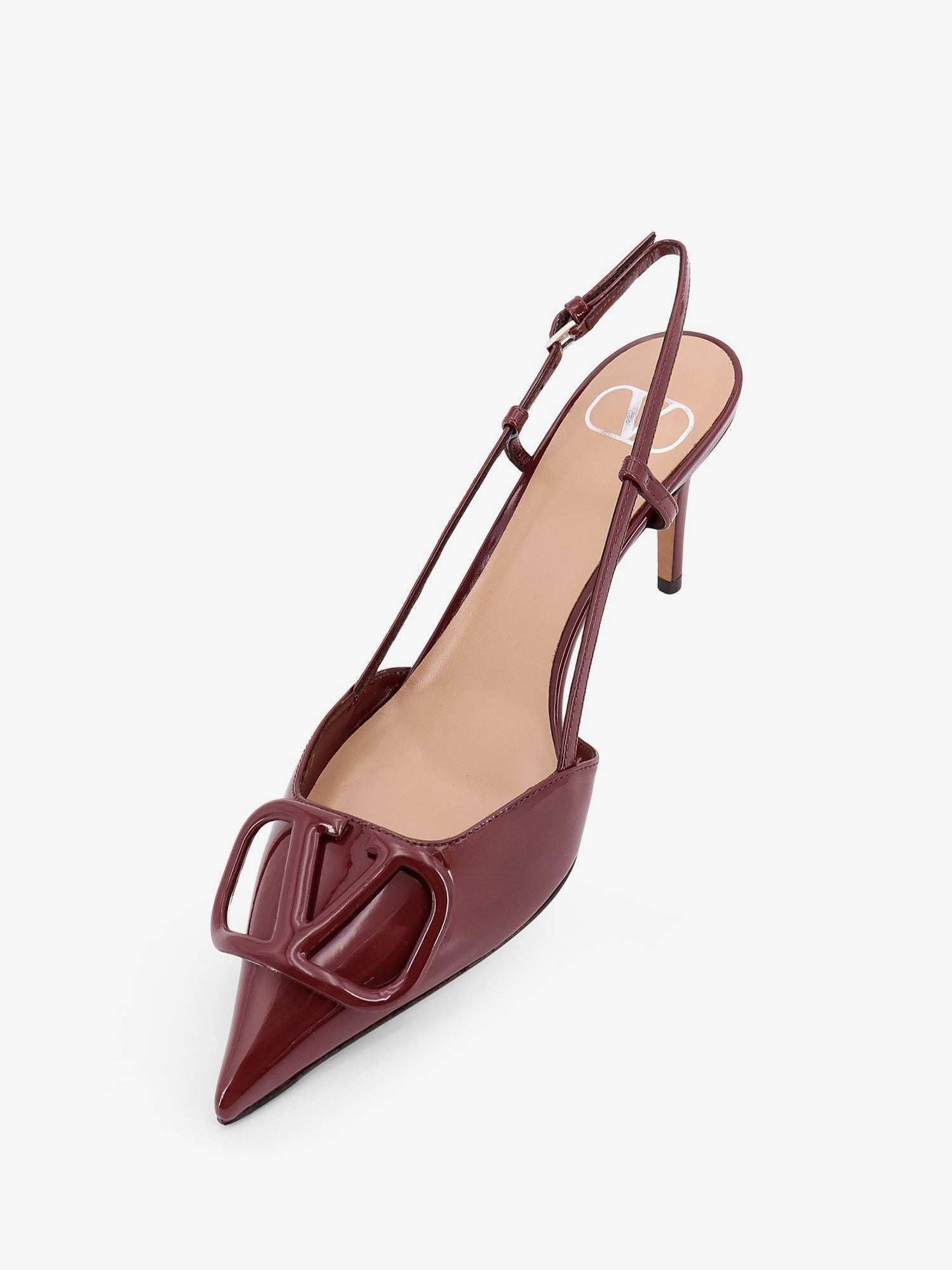 Valentino Garavani Valentino Garavani Patent Leather Slingback Pumps - 5