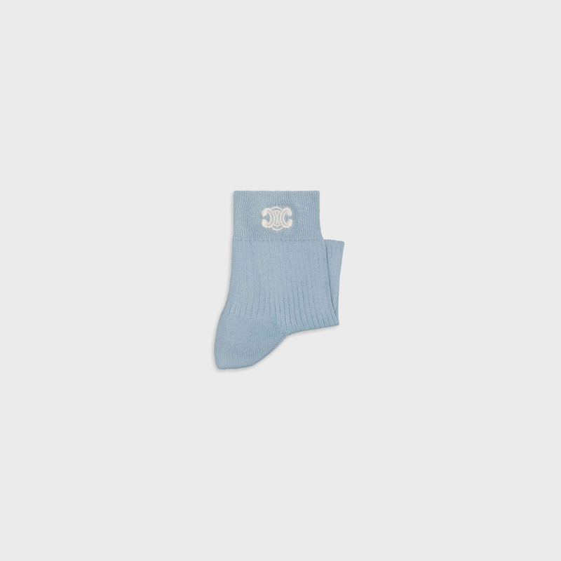 CELINE TRIOMPHE SOCKS IN COTTON outlook