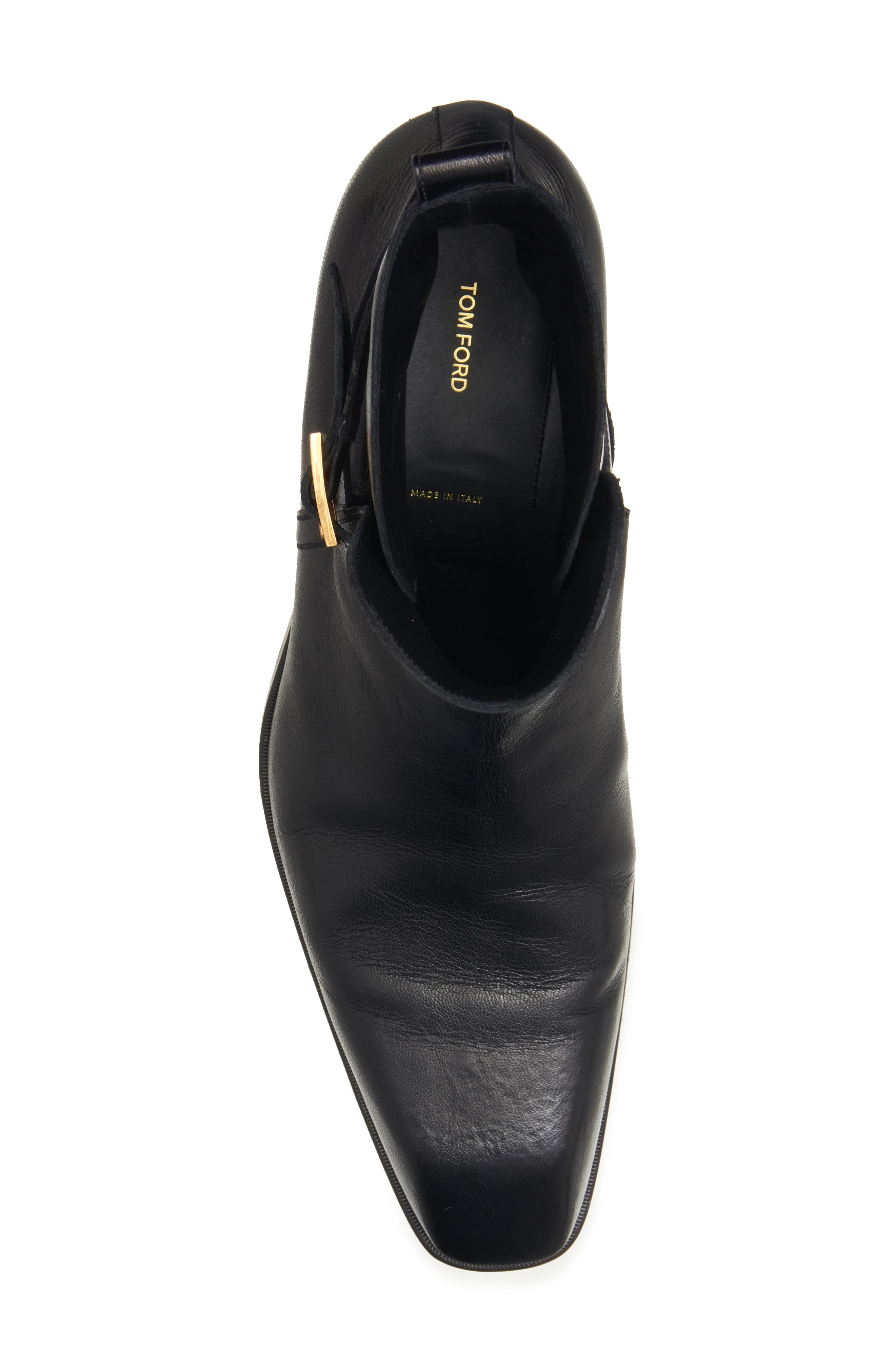 TOM FORD Kenneth Buckle Ankle Boot in Black at Nordstrom - 5