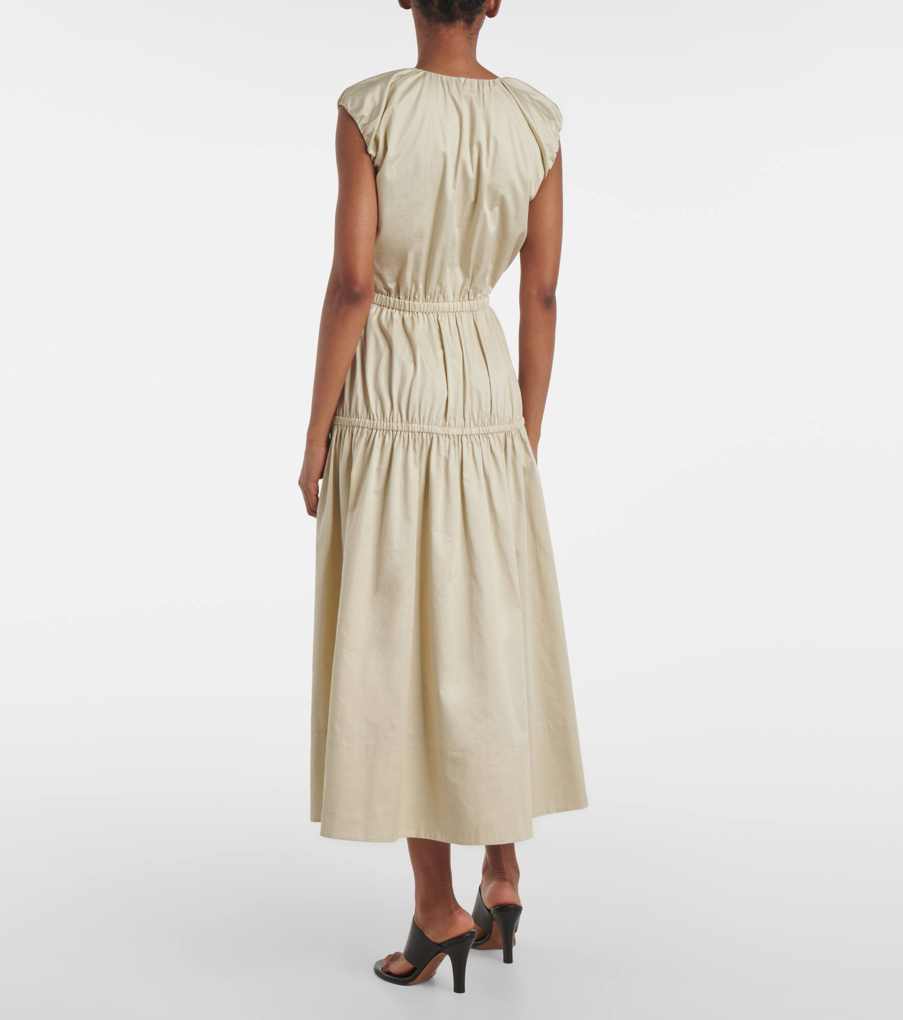 Cotton midi dress - 3