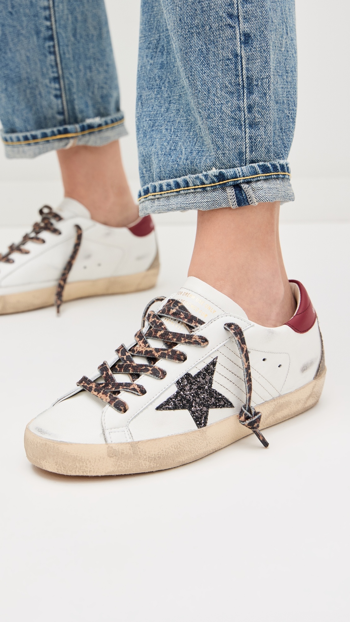Super Star Nappa Upper Heel And Toe Suede Spur Sneakers - 2