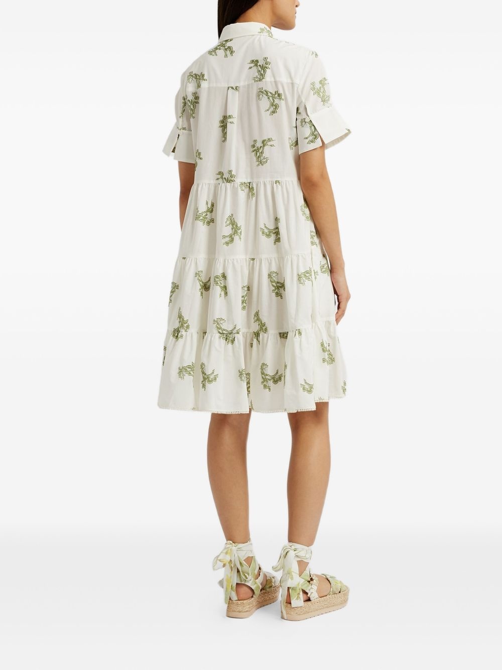 short-sleeve shirt dress - 4